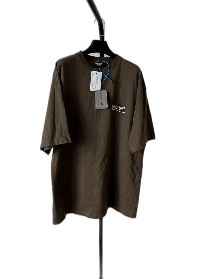 Balenciaga Balenciaga balenciaga logo print oversized tshirt green -2 Size US XL / EU 56 / 4 - 1 Thumbnail