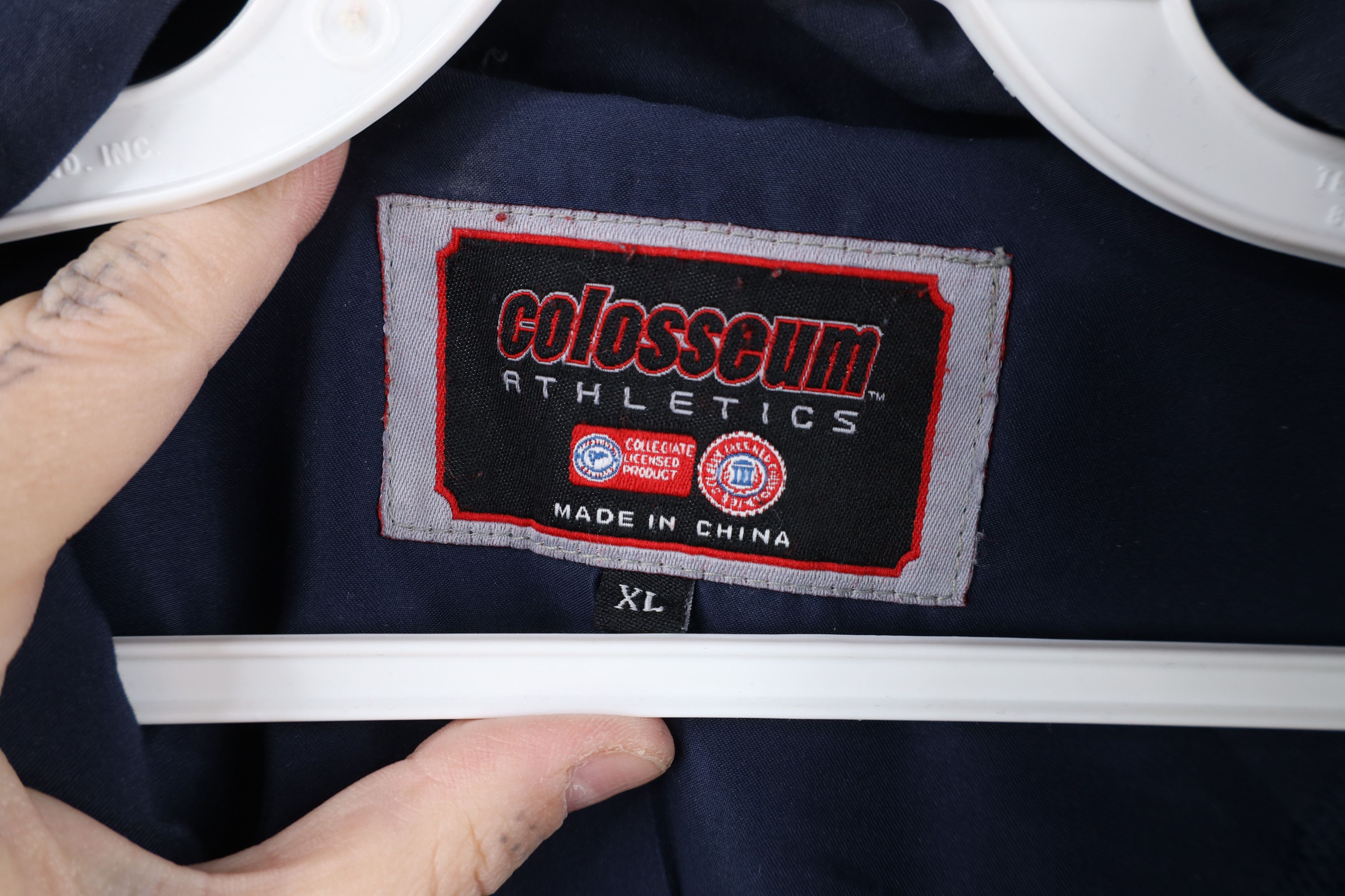 Vintage Vintage 90s State University Lined Windbreaker Jacket Blue Size US XL / EU 56 / 4 - 10 Thumbnail