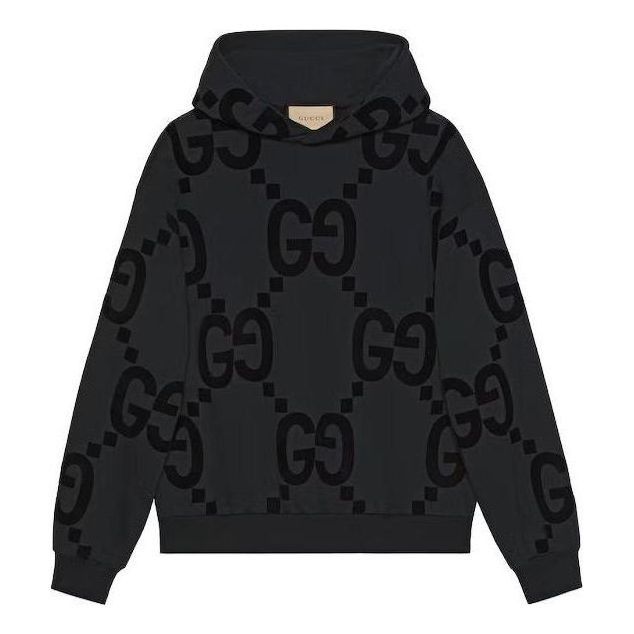 Gucci o1loc1c0925 768499 GG Flocked Print Fleece Sweatshirt Size US S / EU 44-46 / 1 - 1 Thumbnail
