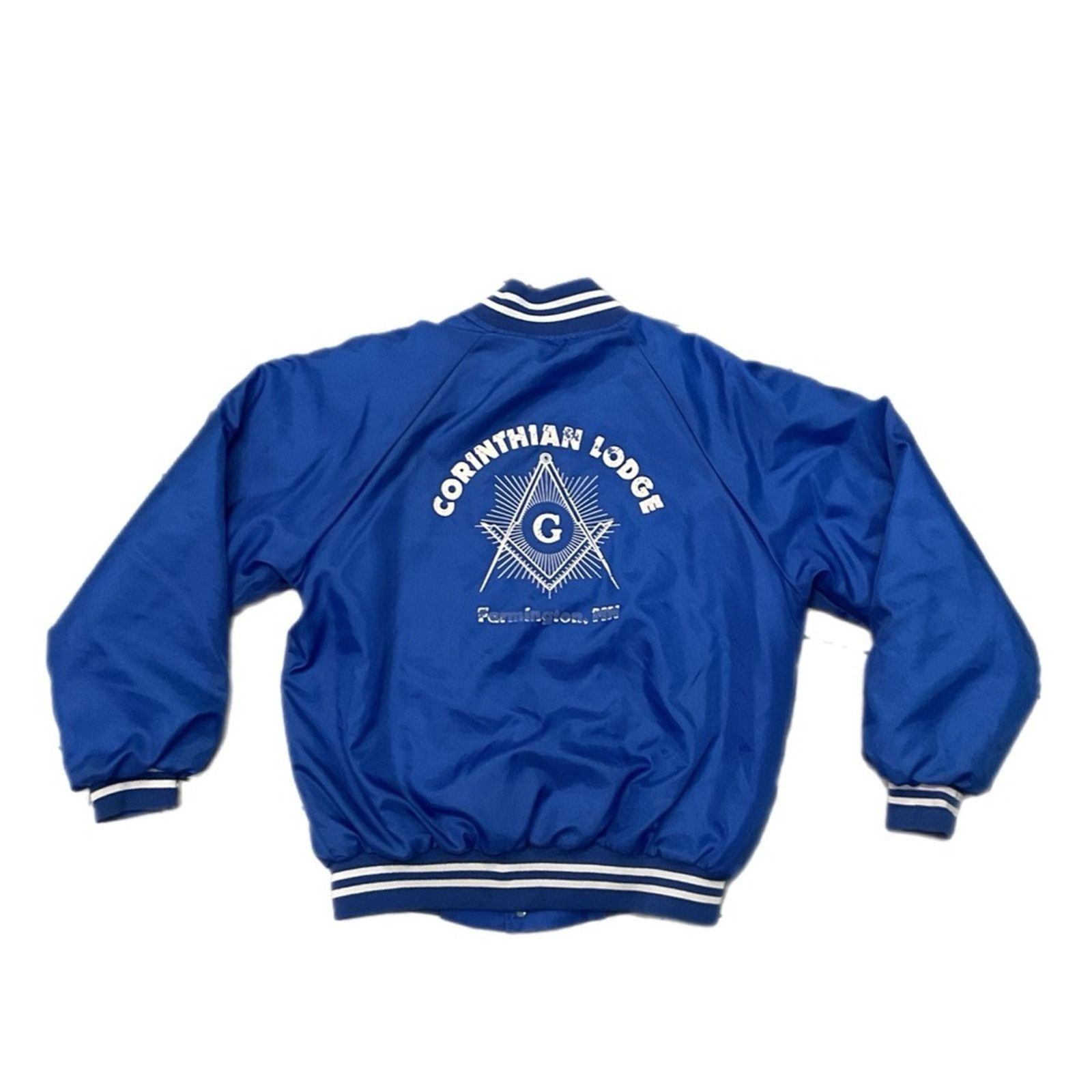 Vintage 1970s Corinthian Lodge Masonic Nylon Jacket – Farmington, MO Size US L / EU 52-54 / 3 - 2 Thumbnail