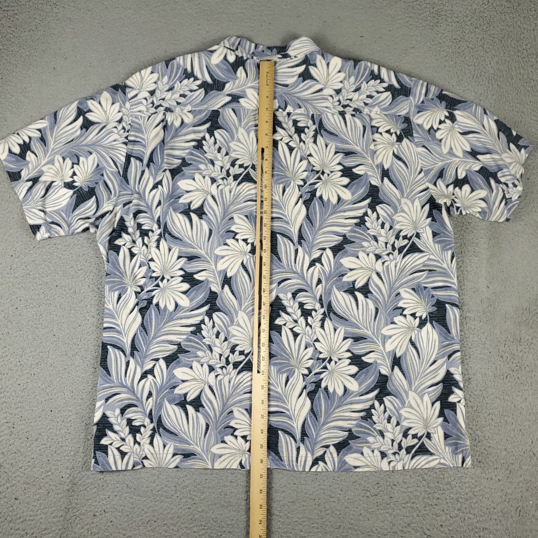 Tommy Bahama Tommy Bahama Shirt Mens 2XL Blue Floral Silk Cotton Hawaiian Button Up Size US XXL / EU 58 / 5 - 4 Thumbnail