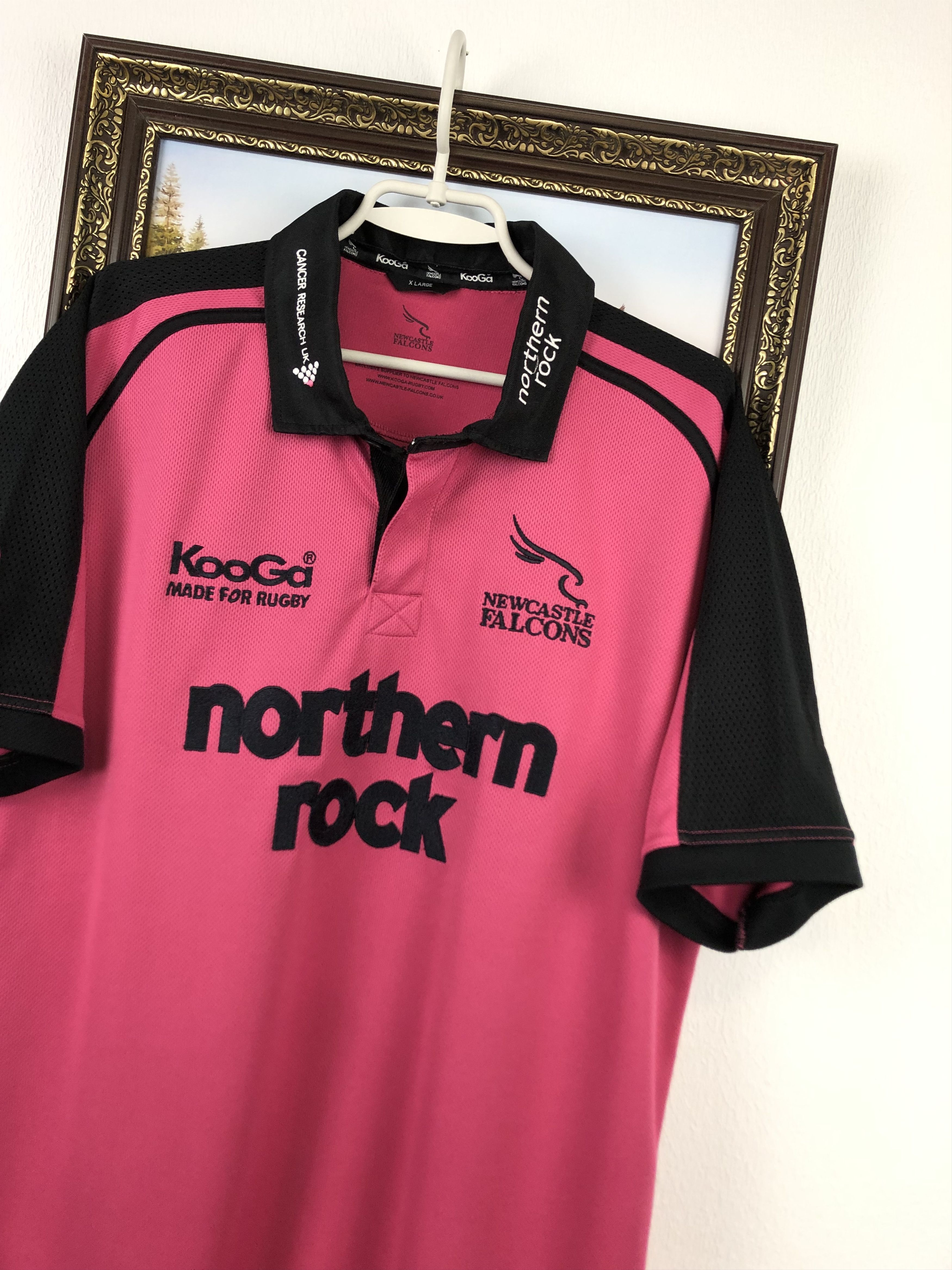 Vintage Newcastle Falcons Rugby Union Jersey Shirt Rare