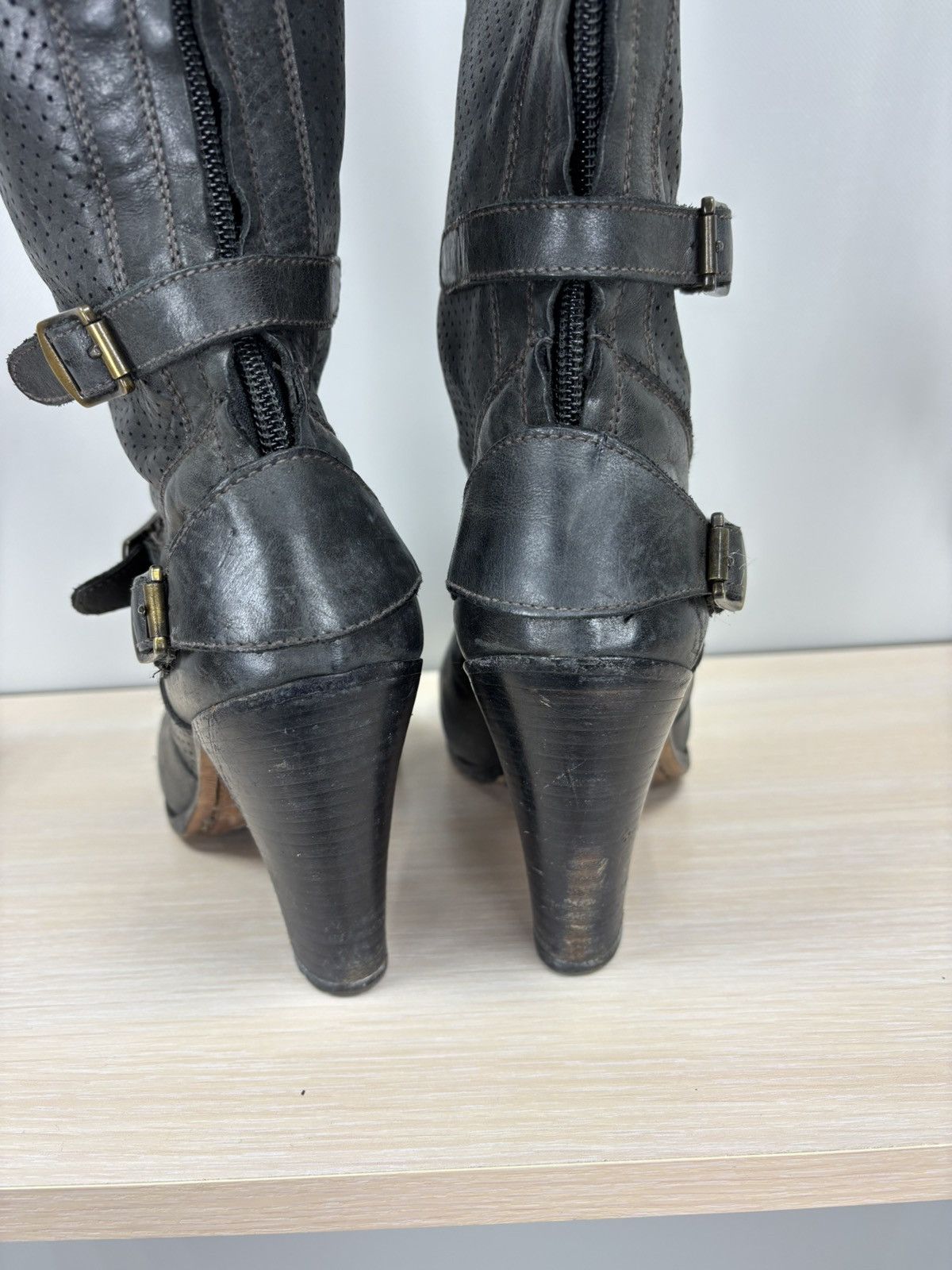 Belstaff Womens boots Belstaff Size 39 Color Gray/Black Size US 9 / IT 39 - 6 Thumbnail