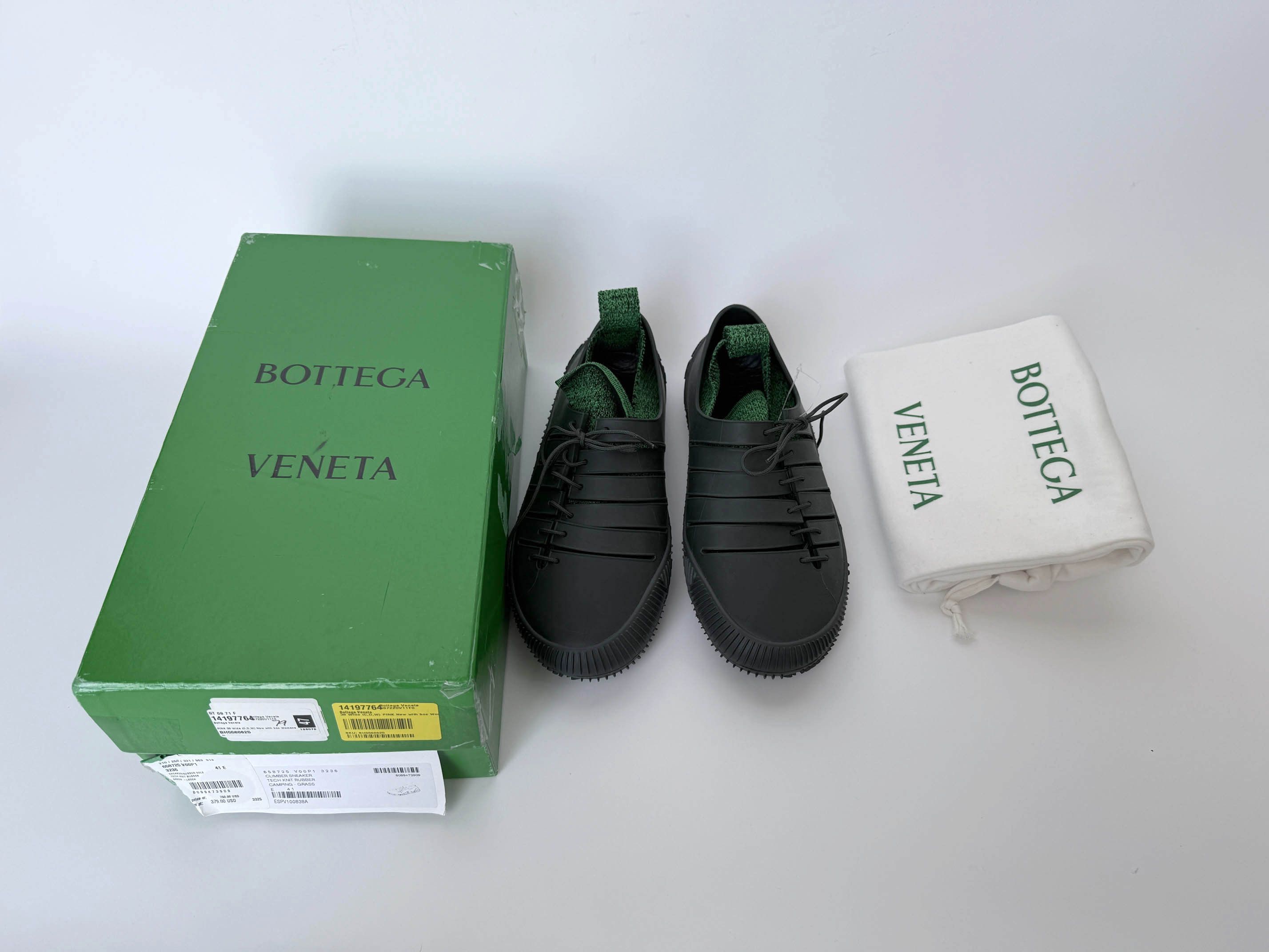 Bottega Veneta BOTTEGA VENETA Vibram sole green shoes 41 Size US 8 / EU 41 - 2 Thumbnail