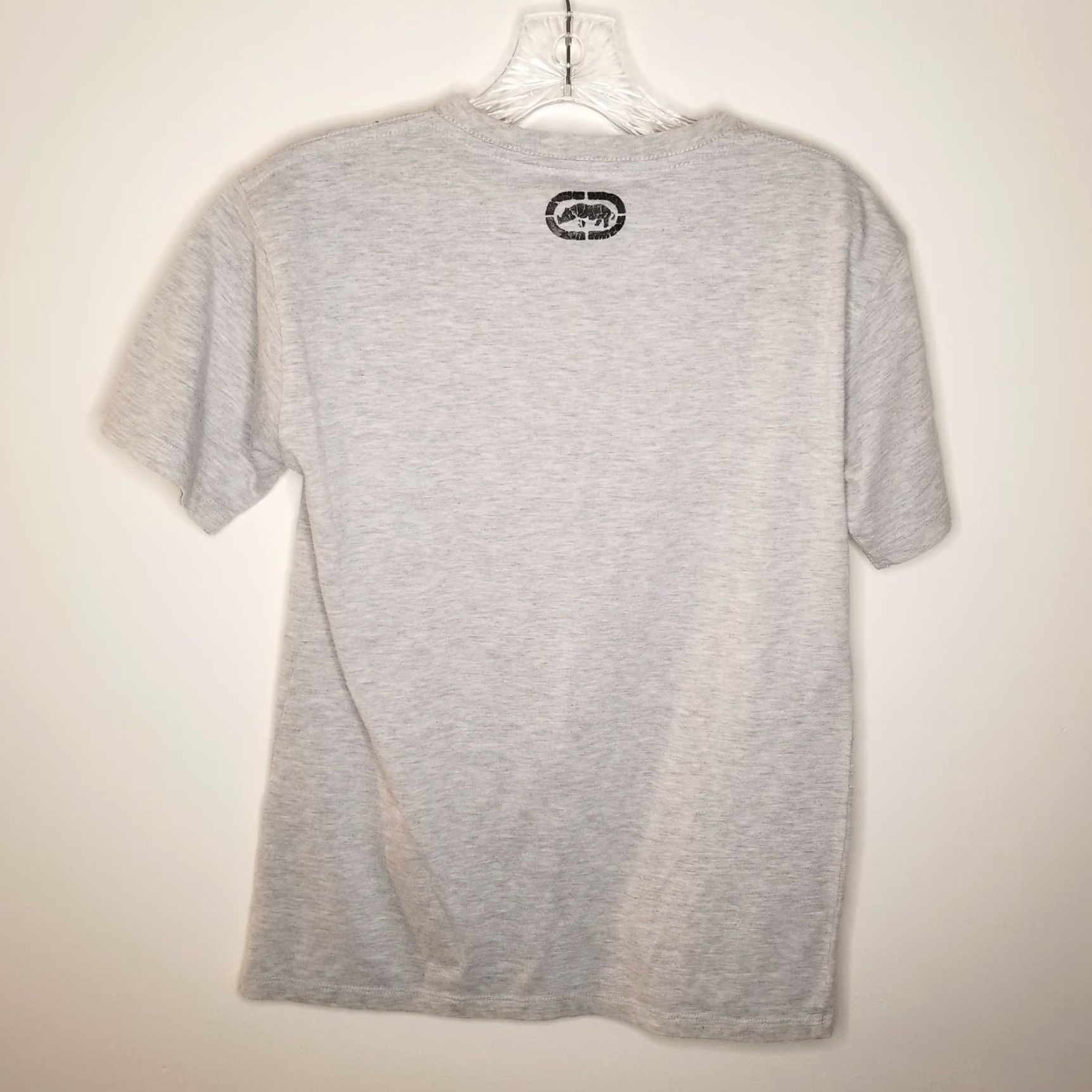 Ecko Unltd. VINTAGE Ecko Unltd T-Shirt Shirt Boys Gray Short Sleeve Size L Back Logo Peel, 90s? Size US L / EU 52-54 / 3 - 5 Thumbnail
