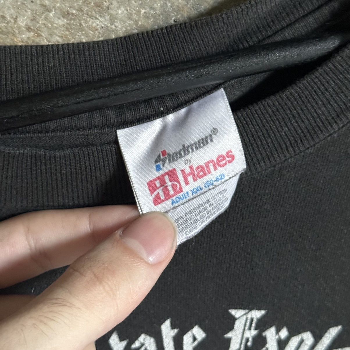 Vintage THRASHED HARDCORE CAFE EMPIRE STATE EXPLOSION T-Shirt Size US XXL / EU 58 / 5 - 5 Thumbnail