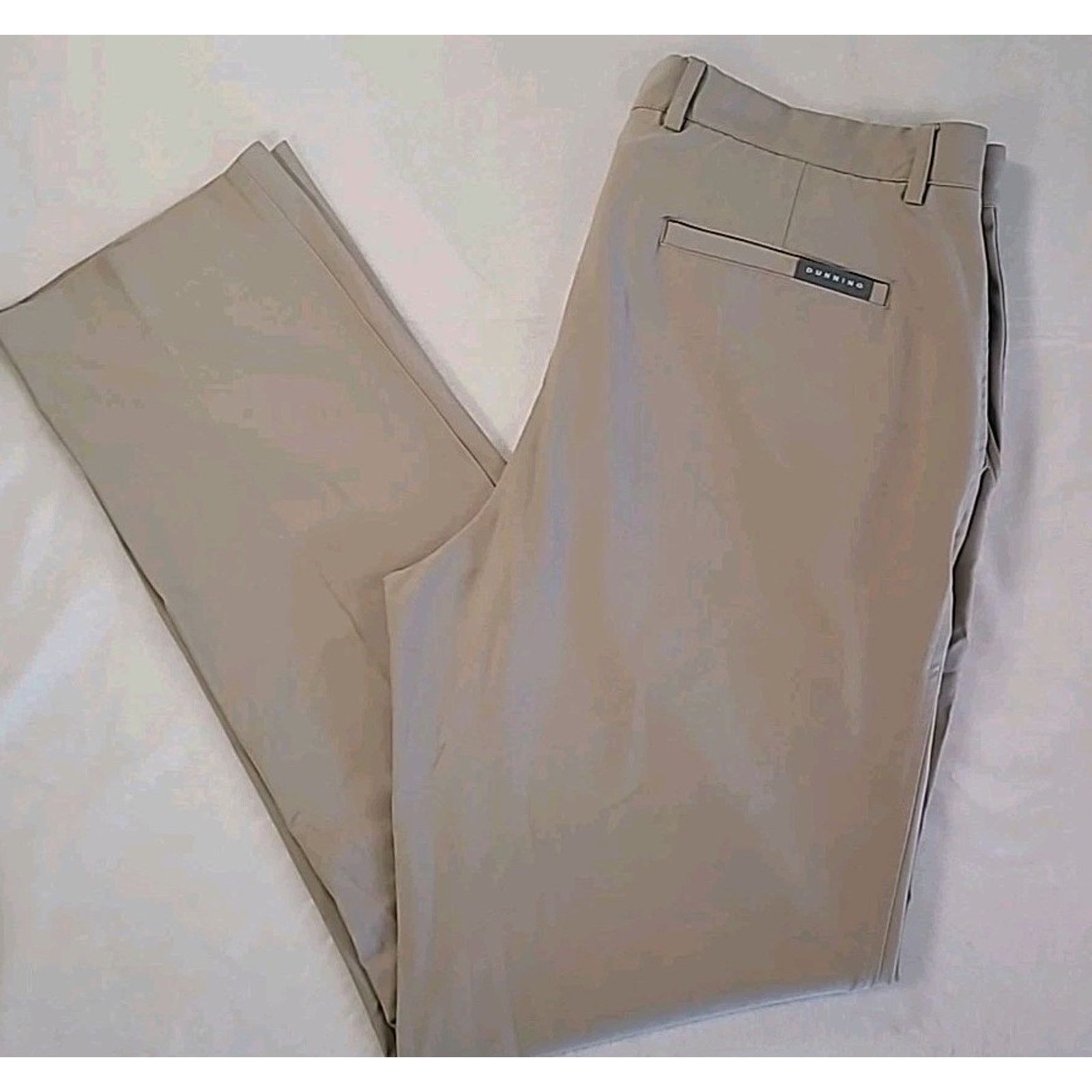 Vintage Dunning Golf Pants 36x32 Khaki Performance EUC Size US 36 / EU 52 - 1 Thumbnail