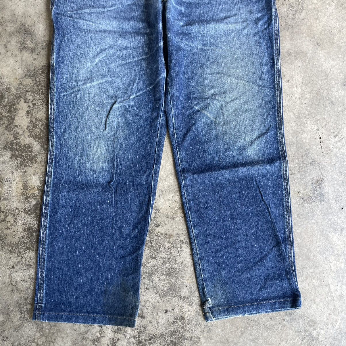 L.L. Bean 🔥Vintage L.L.Bean Carpenter Worker Distress Denim Jeans Size US 38 / EU 54 - 3 Thumbnail