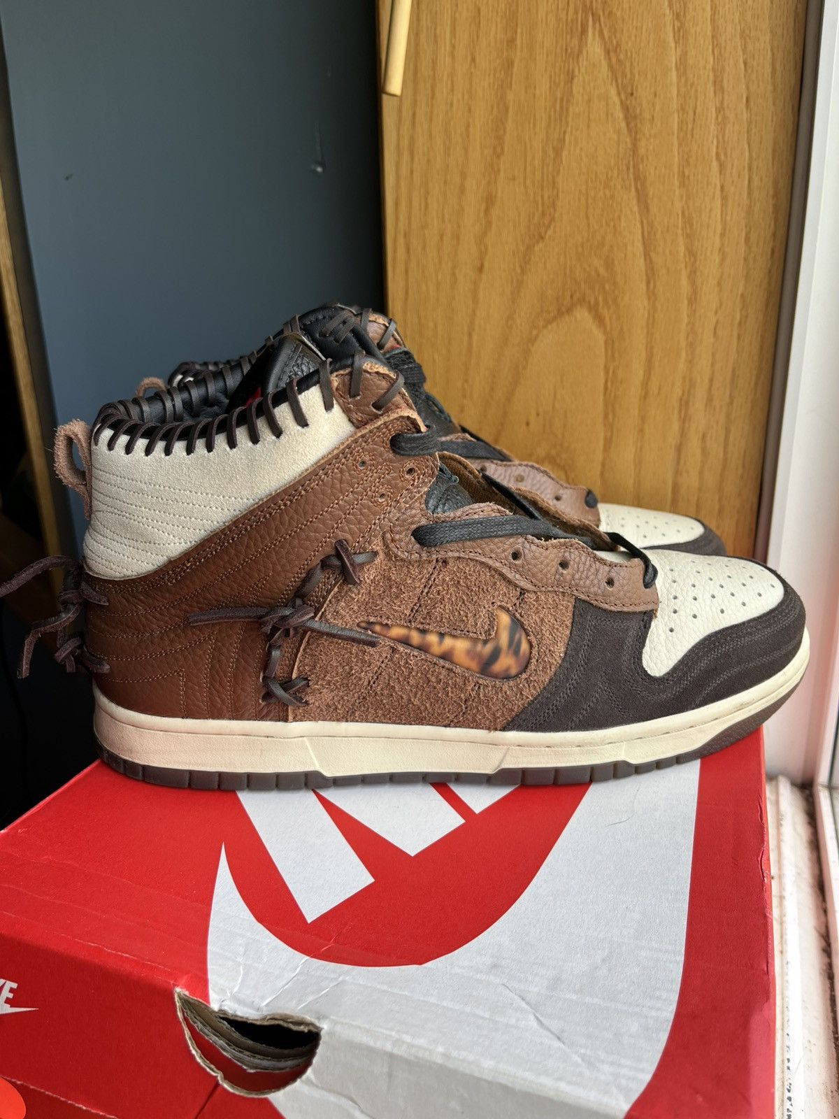 Nike Nike Dunk High Bodega Fauna Brown Size US 11 / EU 44 - 6 Thumbnail