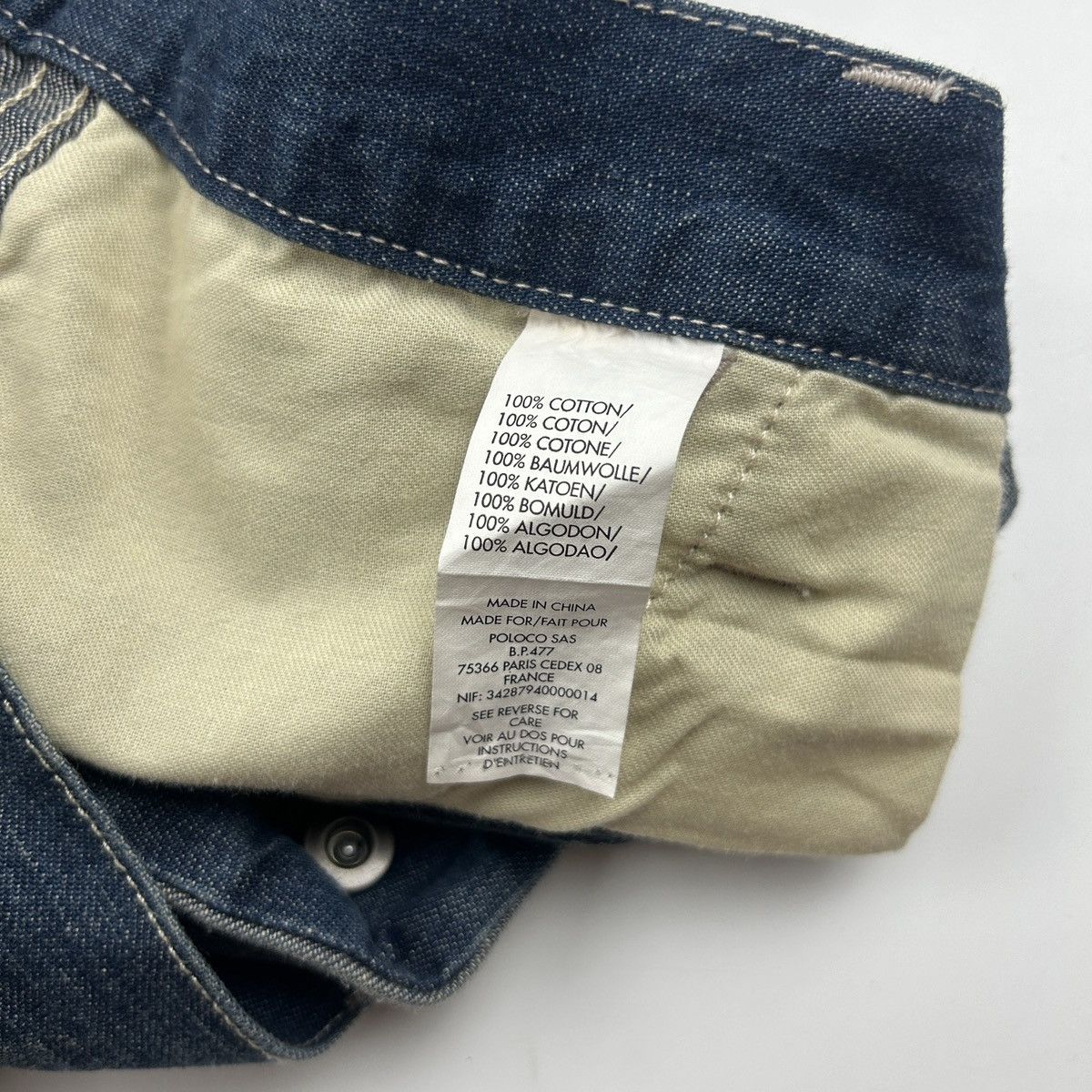 RRL Ralph Lauren RRL Ralph Lauren Paint Indigo Pants Size US 35 - 3 Thumbnail