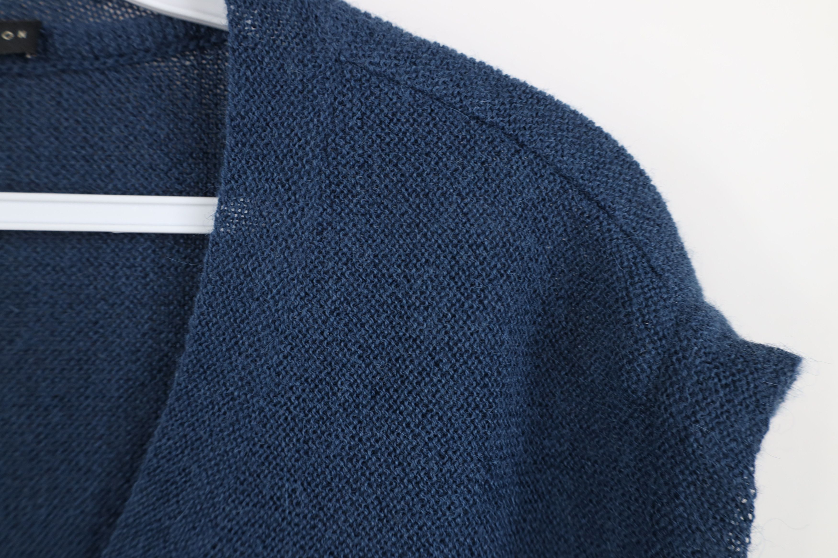 Vintage Vintage 90s Streetwear Wool Knit V-Neck Sweater Vest Blue Size XL / US 12-14 / IT 48-50 - 6 Thumbnail