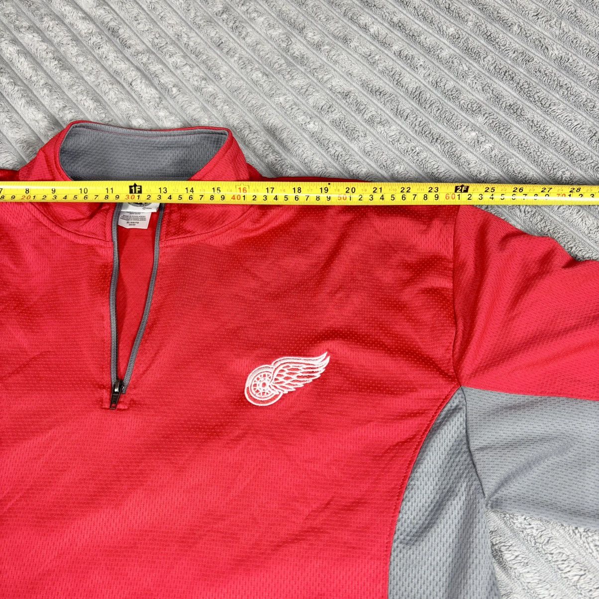 NHL NHL MENS XL Detroit Redwings 1/4 ZIP PULLOVER SIZE XL 46-48 Size US XL / EU 56 / 4 - 4 Thumbnail