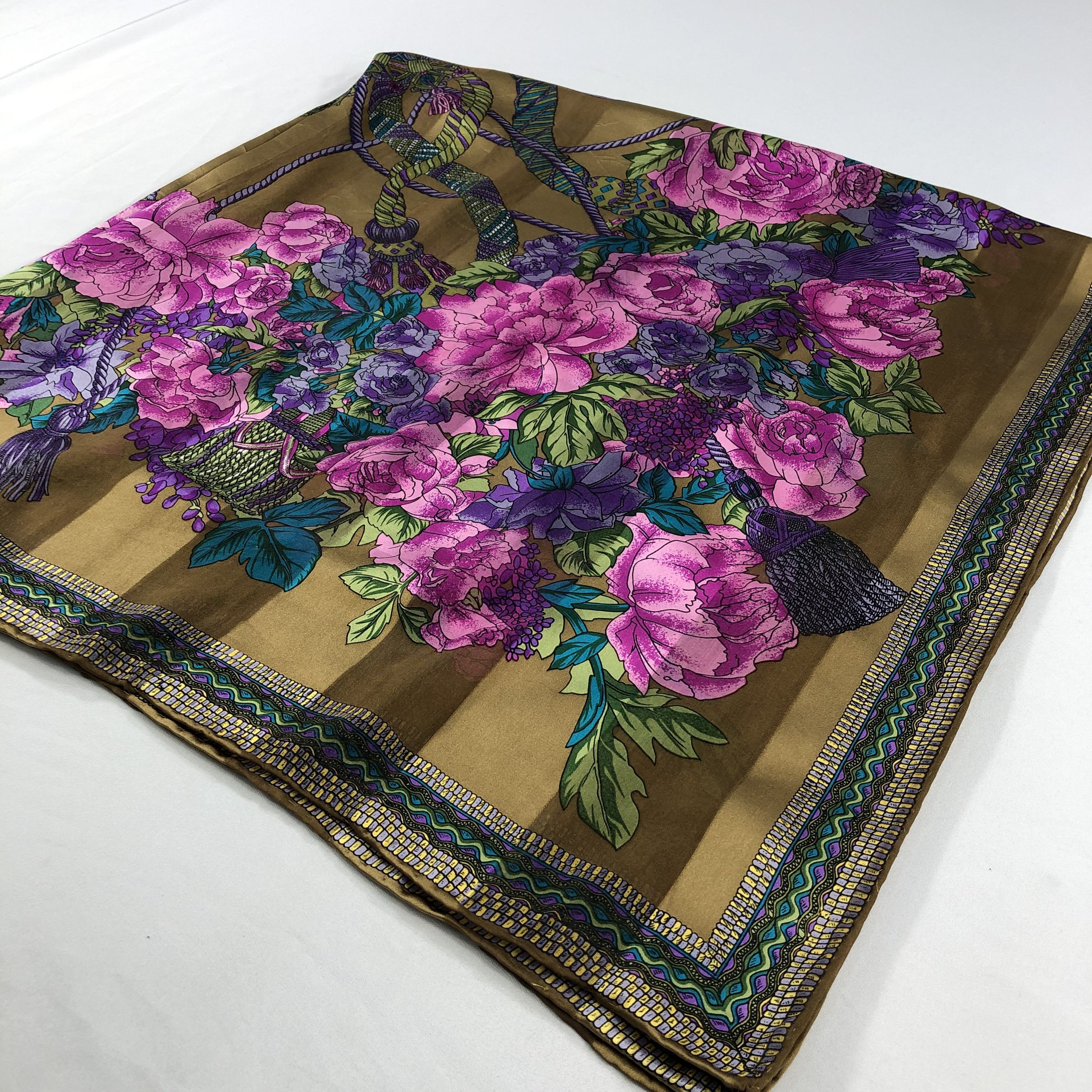 Vintage Vintage Silk Scarf Size ONE SIZE - 3 Thumbnail