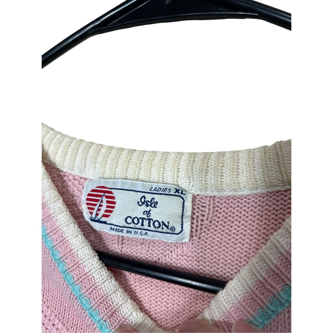 Other Vintage Isle Of Cotton Light Pink Seashell Beach Theme Sweat Size XL / US 12-14 / IT 48-50 - 5 Thumbnail