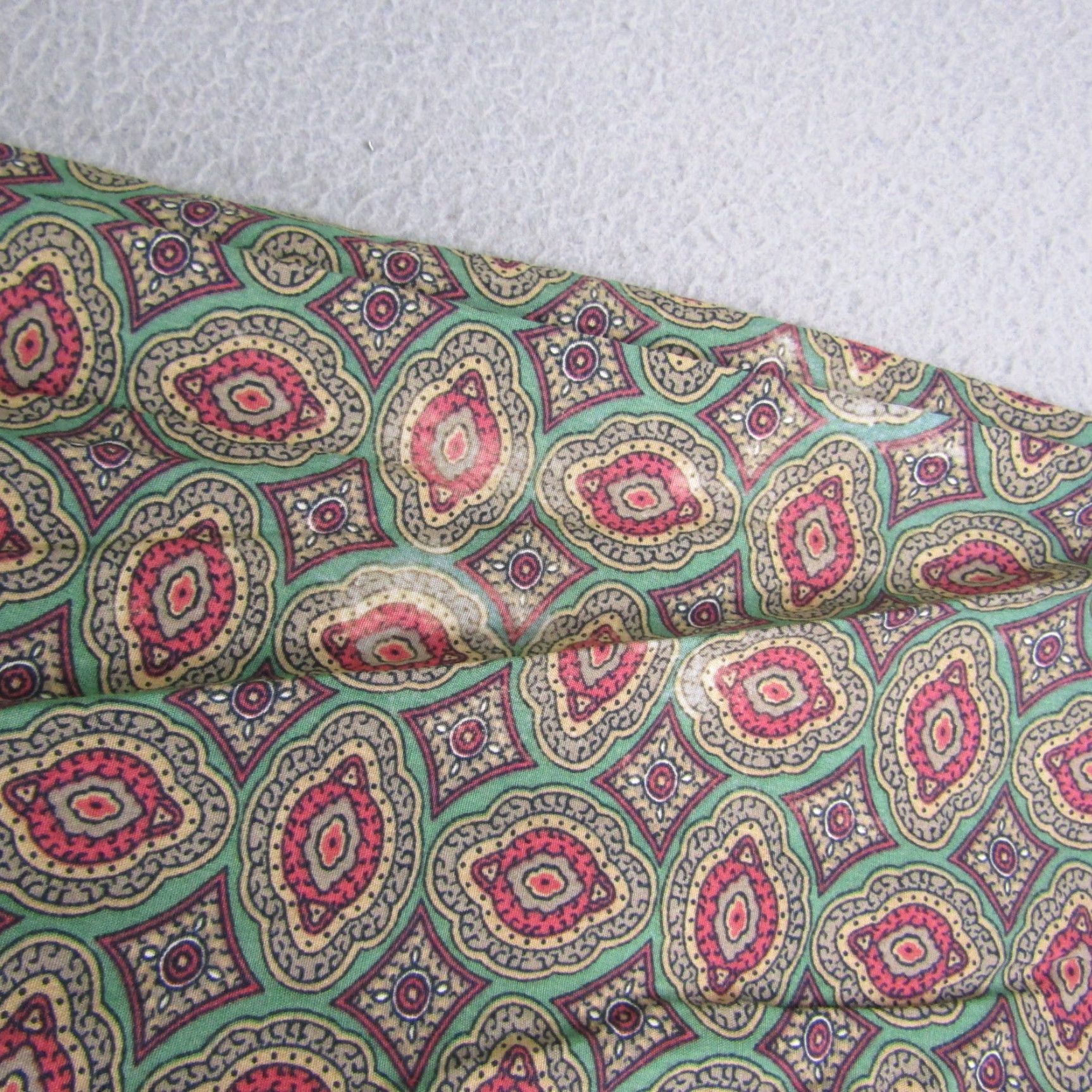 Wrangler Wrangler Shirt Mens Extra Large Green Red Paisley George Western Button Up Size US XL / EU 56 / 4 - 5 Thumbnail