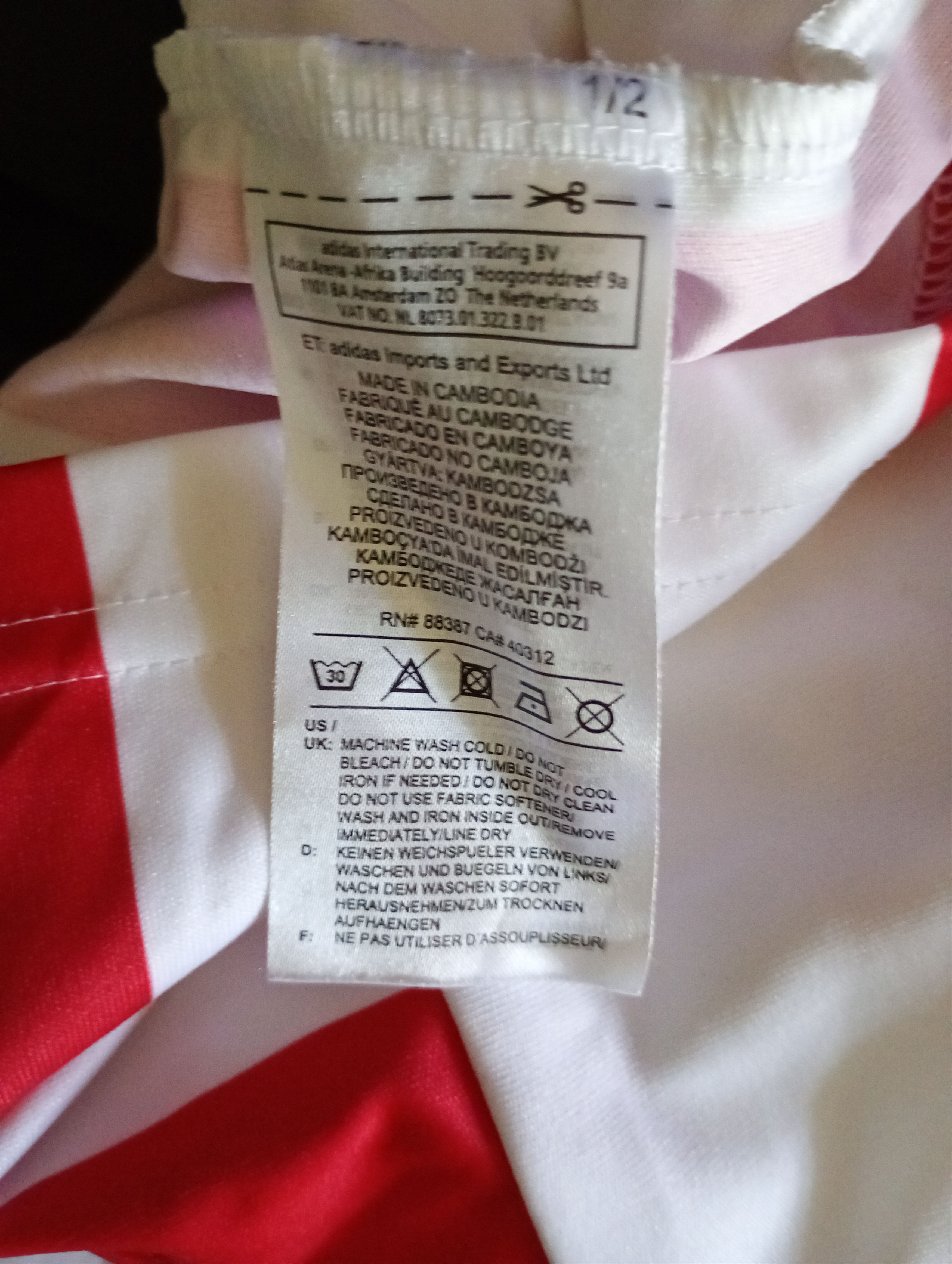 Adidas Adidas Sunderland FC Jersey 2019-2020 Size US S / EU 44-46 / 1 - 11 Thumbnail