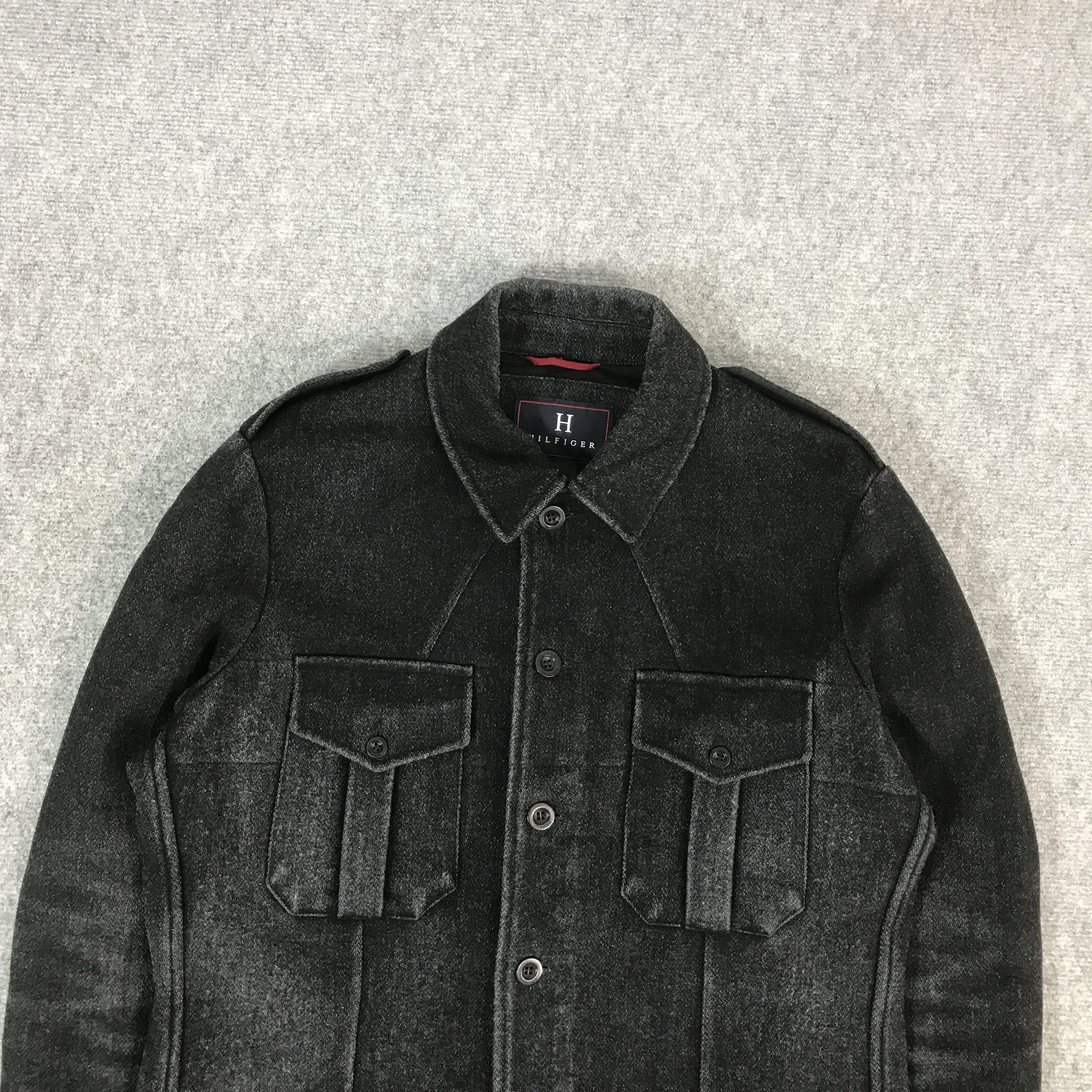Tommy Hilfiger HILFIGER WOOL BUTTON SHIRT JACKET Size US M / EU 48-50 / 2 - 3 Thumbnail