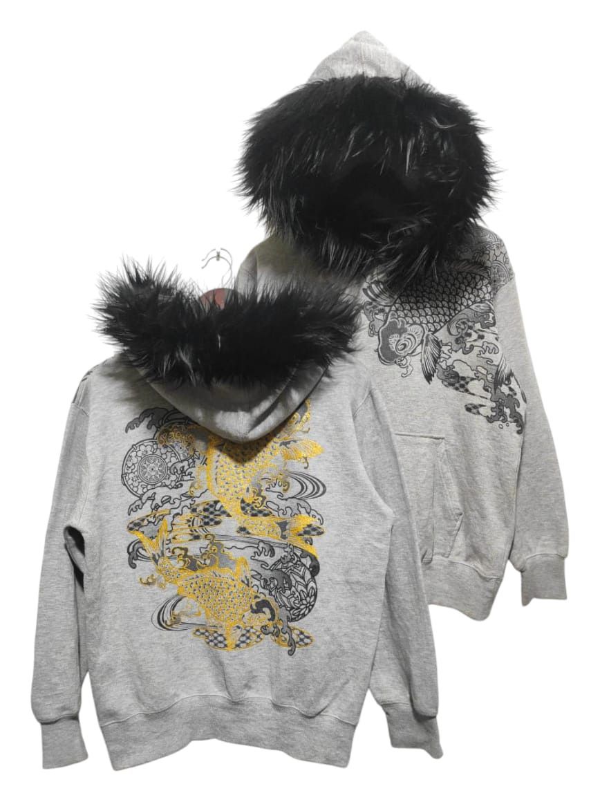 If Six Was Nine Oblo Koi Sukajan Fur Hoodie LGB IfSixWasNine style Size US M / EU 48-50 / 2 - 1 Thumbnail