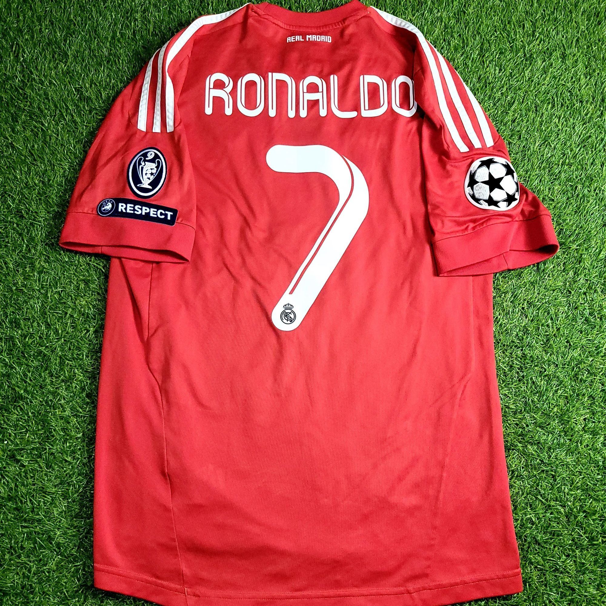 Adidas Ronaldo Real Madrid UEFA 2011 2012 Third Soccer Jersey M Size US M / EU 48-50 / 2 - 1 Thumbnail