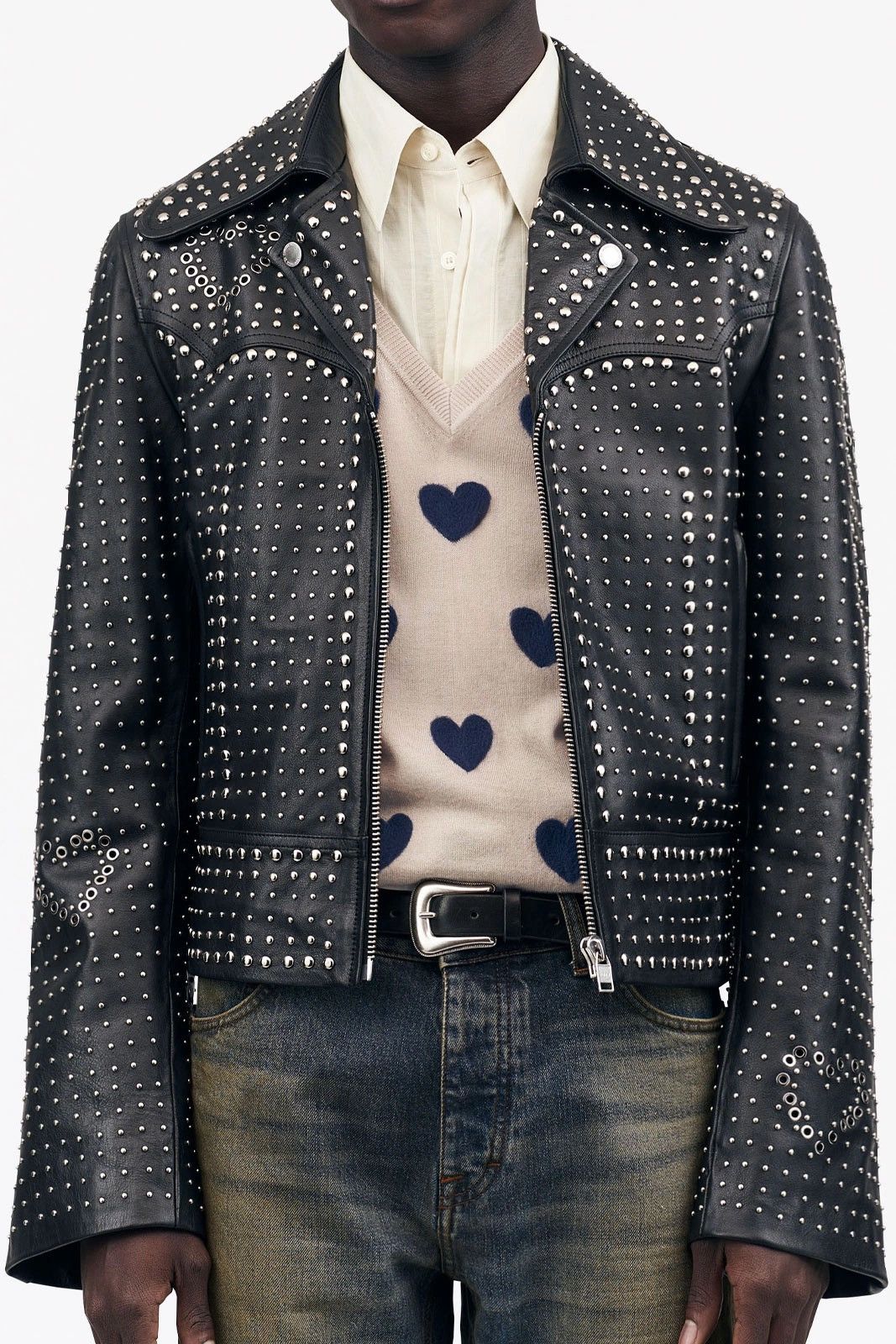 Tiger of Sweden Studded leather jacket Size US M / EU 48-50 / 2 - 1 Thumbnail
