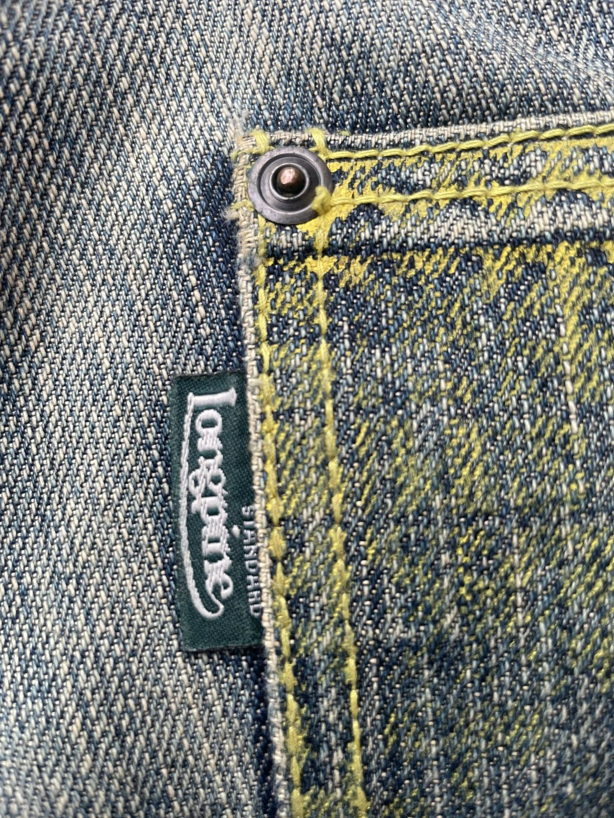 Japanese Brand Lane Kieferner Selvedge Distresed Denim Size US 32 / EU 48 - 23 Thumbnail