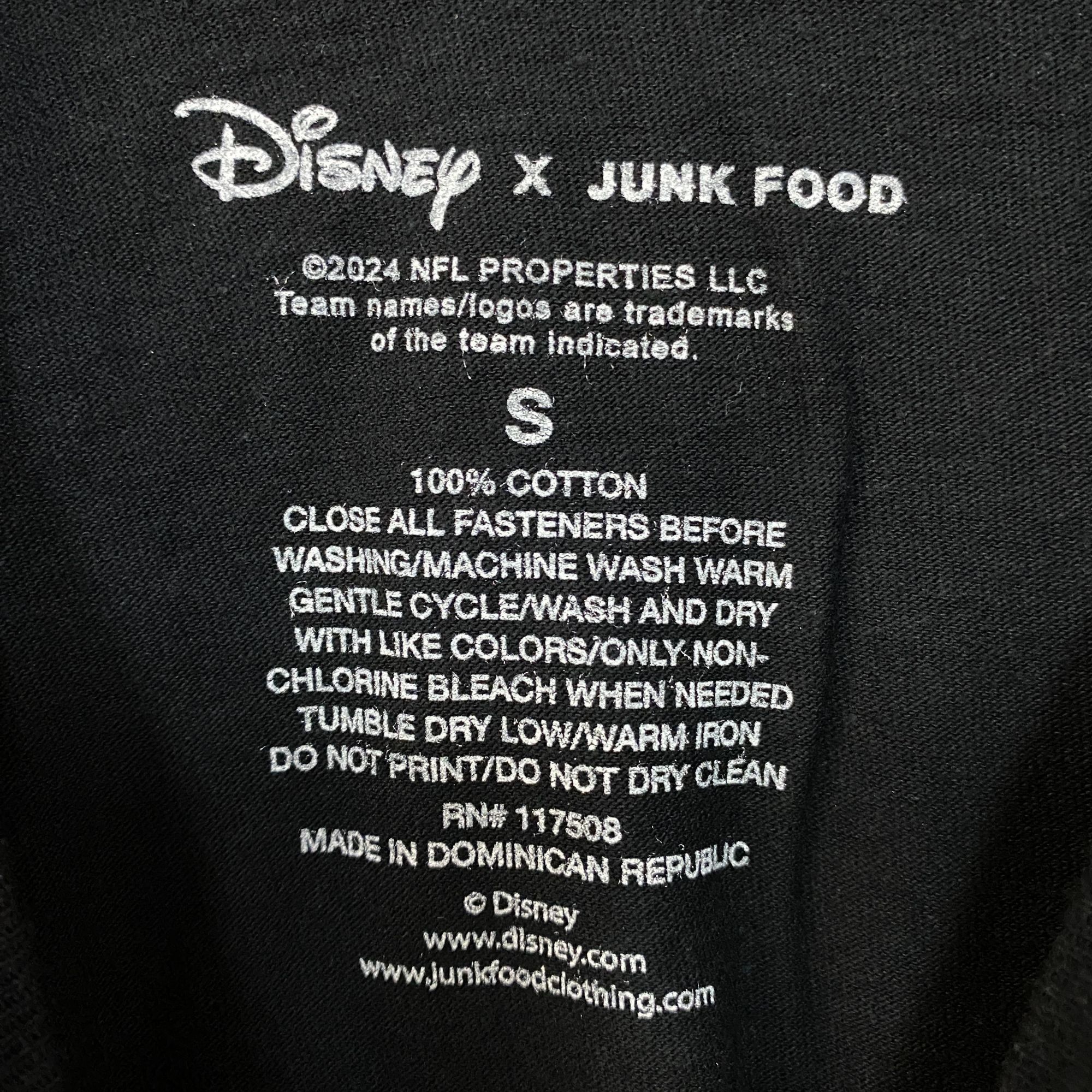 Disney Disney x Junk Food NFL Football Raiders Mickey Mouse T-Shirt Size US S / EU 44-46 / 1 - 4 Thumbnail