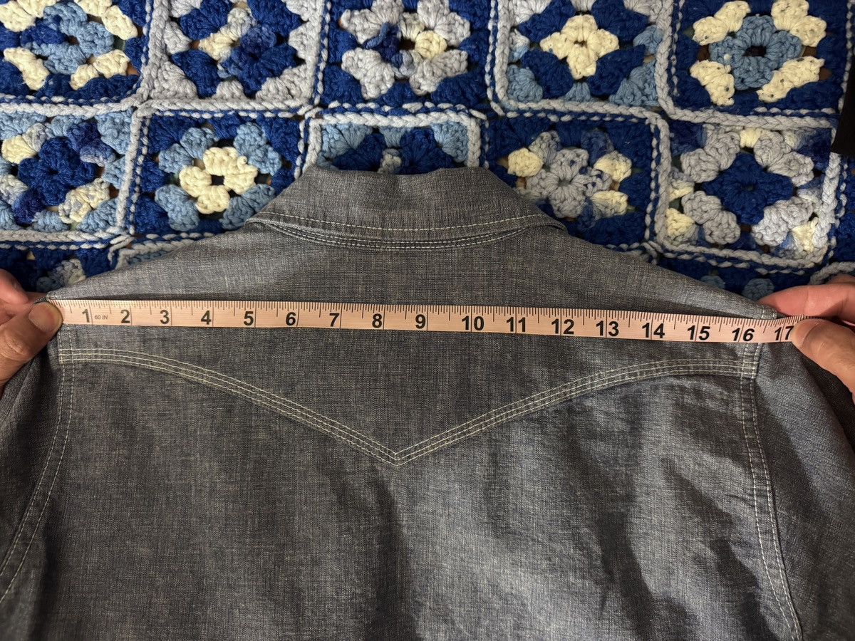 Iron Heart Iron Heart 10oz Selvedge Chambray Snap Button Shirt Size US S / EU 44-46 / 1 - 11 Thumbnail