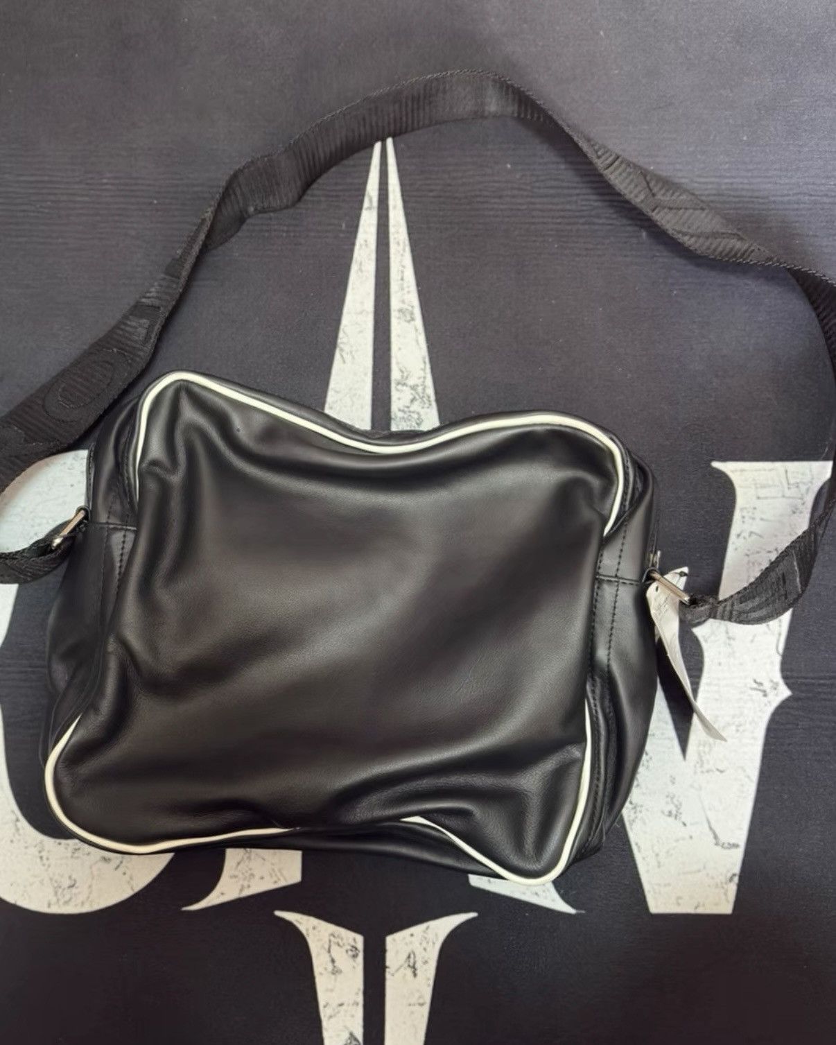 Y/Project Y/Project X Fila Collaborative Leather Crossbody Bag Size ONE SIZE - 2 Thumbnail