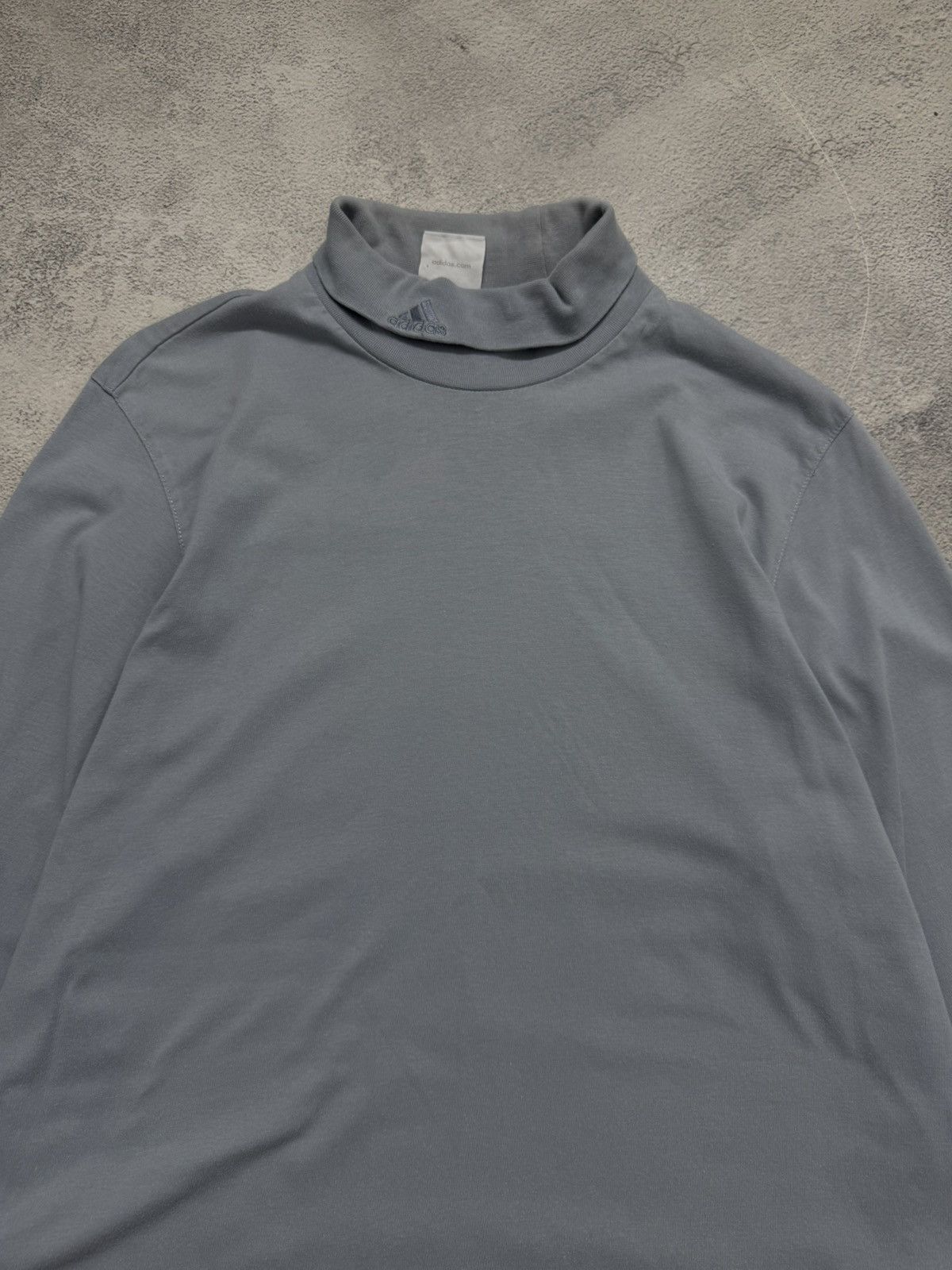 Adidas Vintage Y2k Adidas Mock Neck Long Sleeve 90’s Size US XL / EU 56 / 4 - 2 Thumbnail