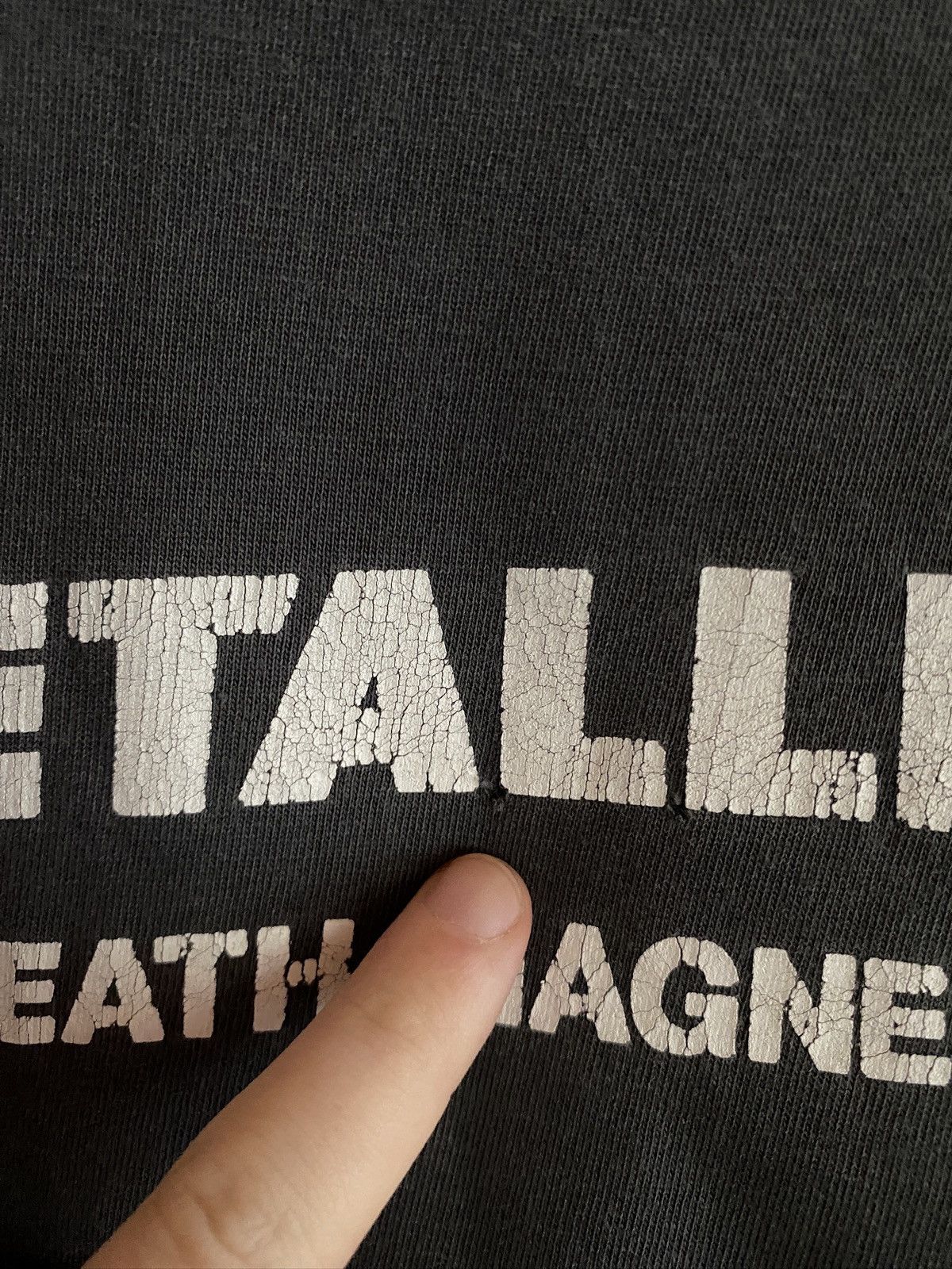 Band Tees VINTAGE METALLICA DEATH MAGNETIC FADED BOXY T-SHIRT Size US M / EU 48-50 / 2 - 8 Thumbnail