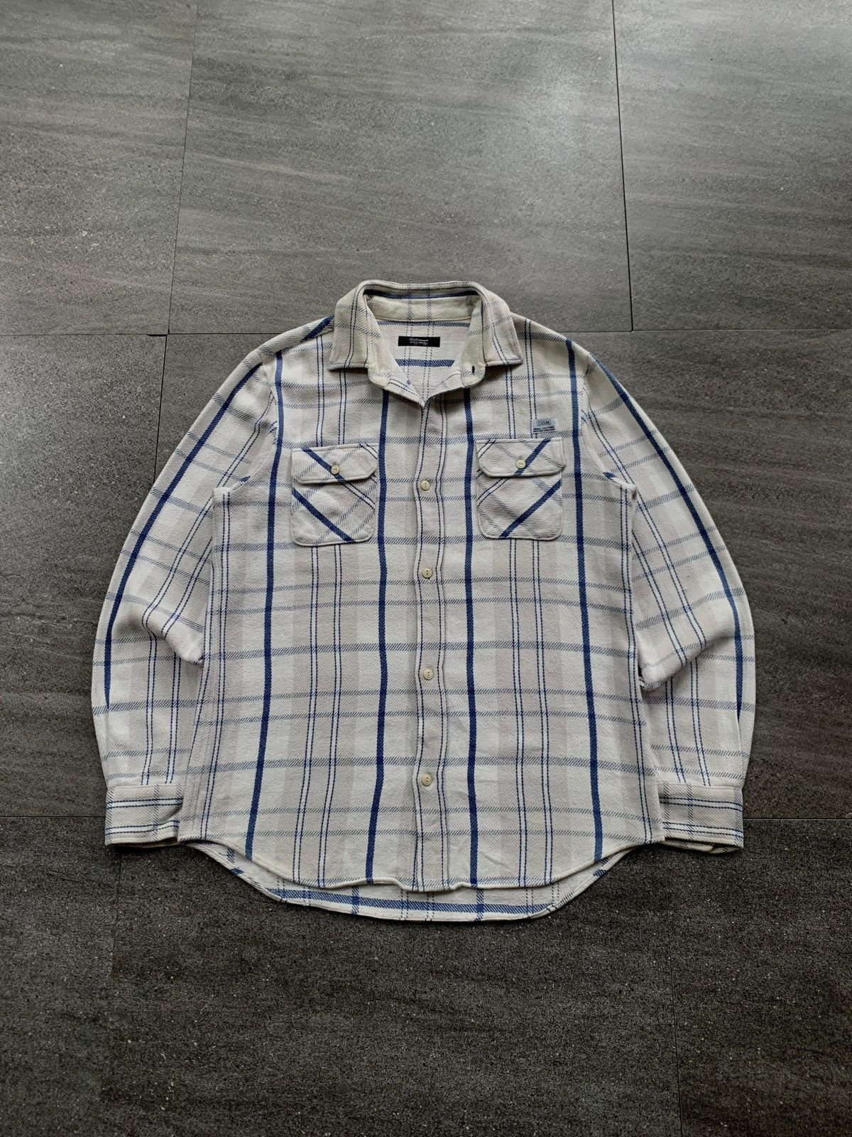 Undercover FREE TAX! Thick Cotton Plaid Zippered Shirt Size US M / EU 48-50 / 2 - 2 Thumbnail