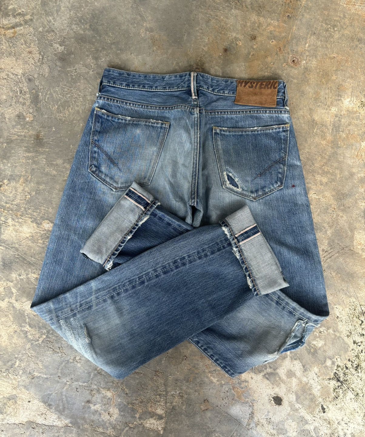 Hysteric Glamour Hysteric Glamour Distressed Selvedge Denim Size US 30 / EU 46 - 5 Thumbnail