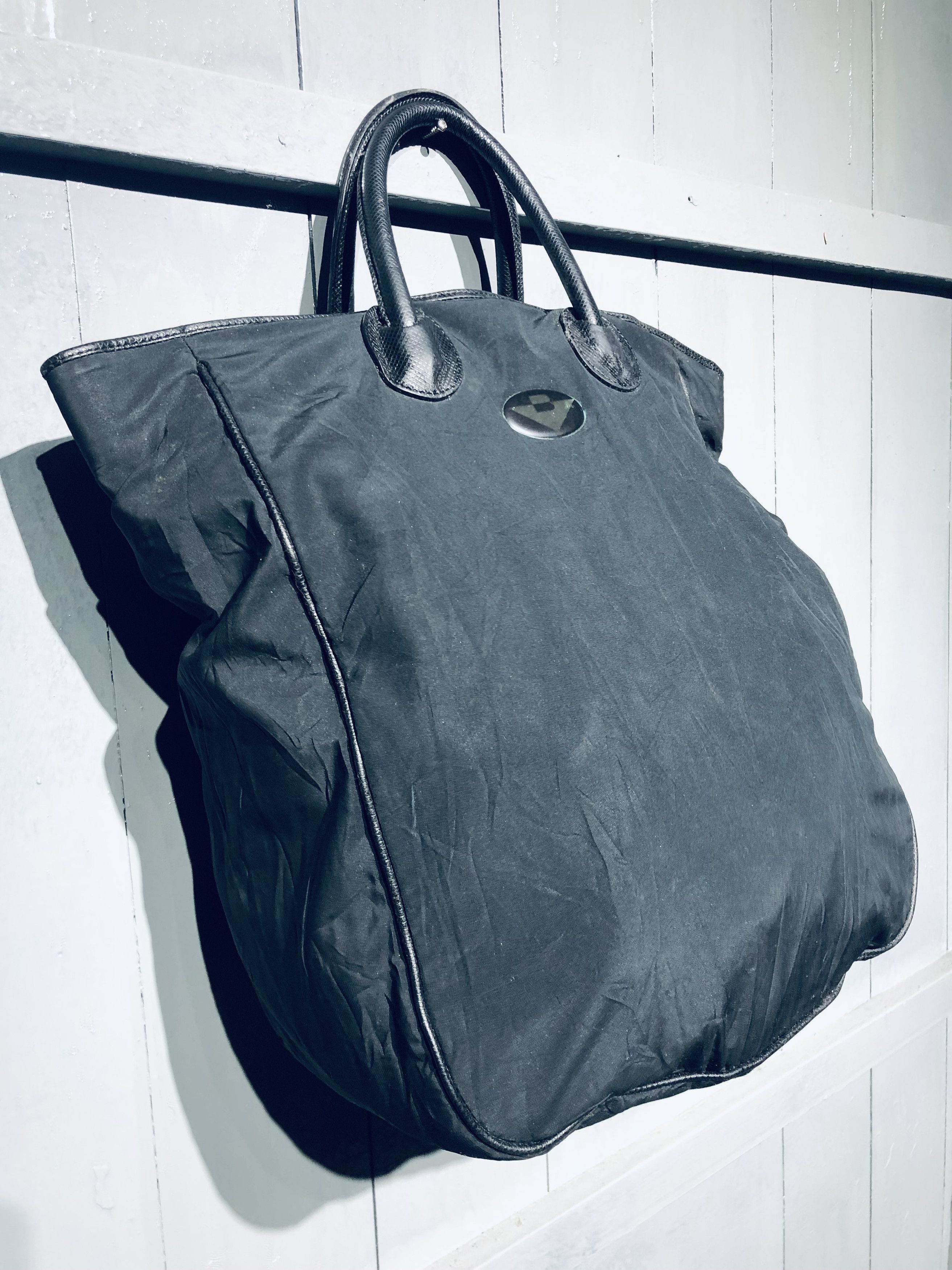 Bottega Veneta Classic‼️Authentic Bottega Vaneta Black Nylon Style Tote bag Size ONE SIZE - 1 Thumbnail