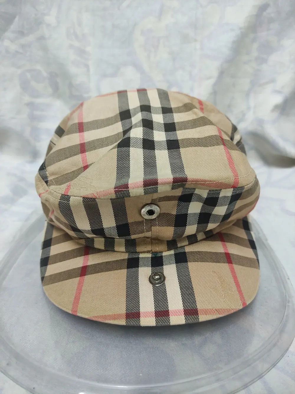 Burberry BURBERRY NOVA CHECK VINTAGE BARETTA CAP Size ONE SIZE - 8 Thumbnail