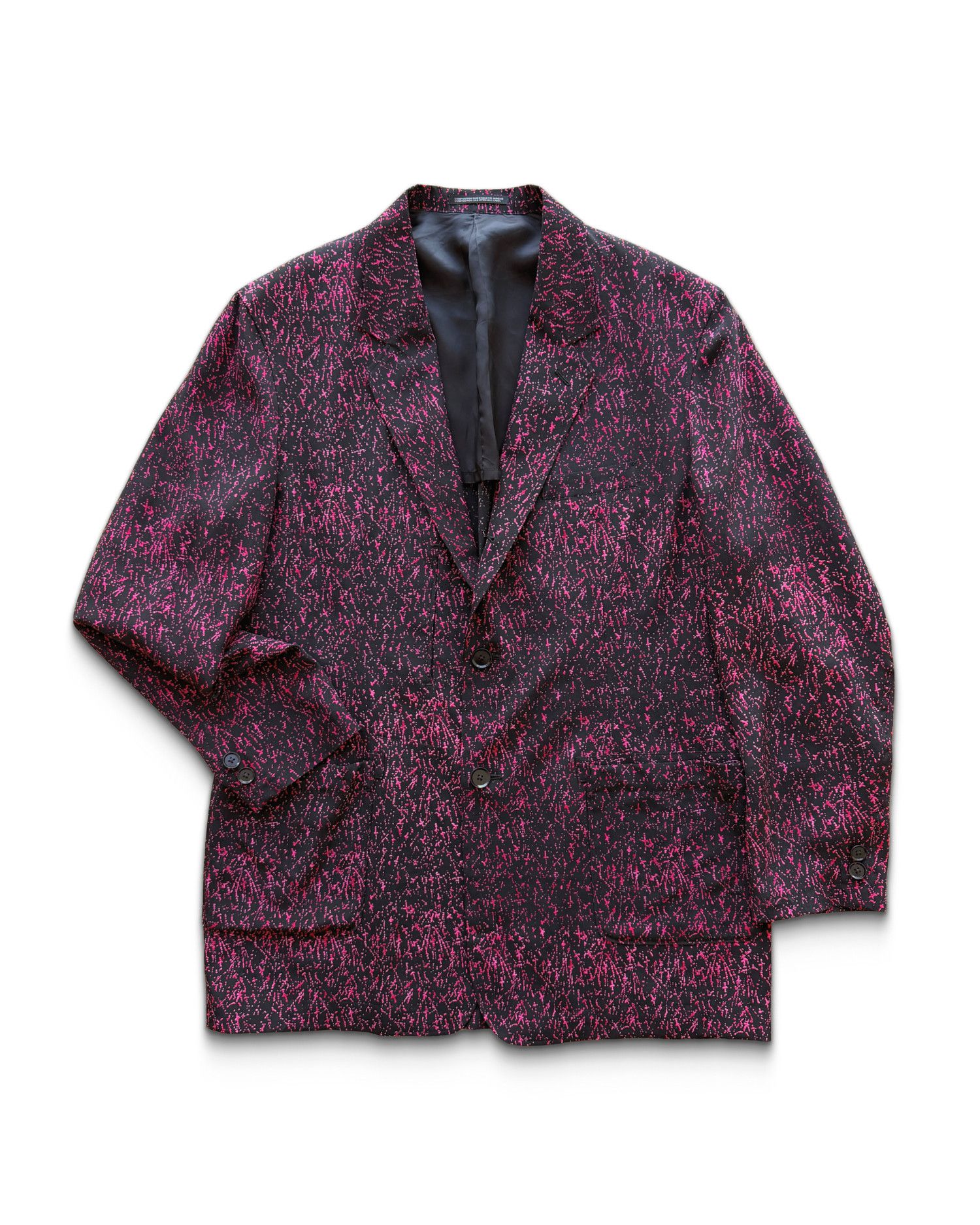 Yohji Yamamoto Pour Homme SS12 Runway Silk Blazer Size 50R - 2 Thumbnail