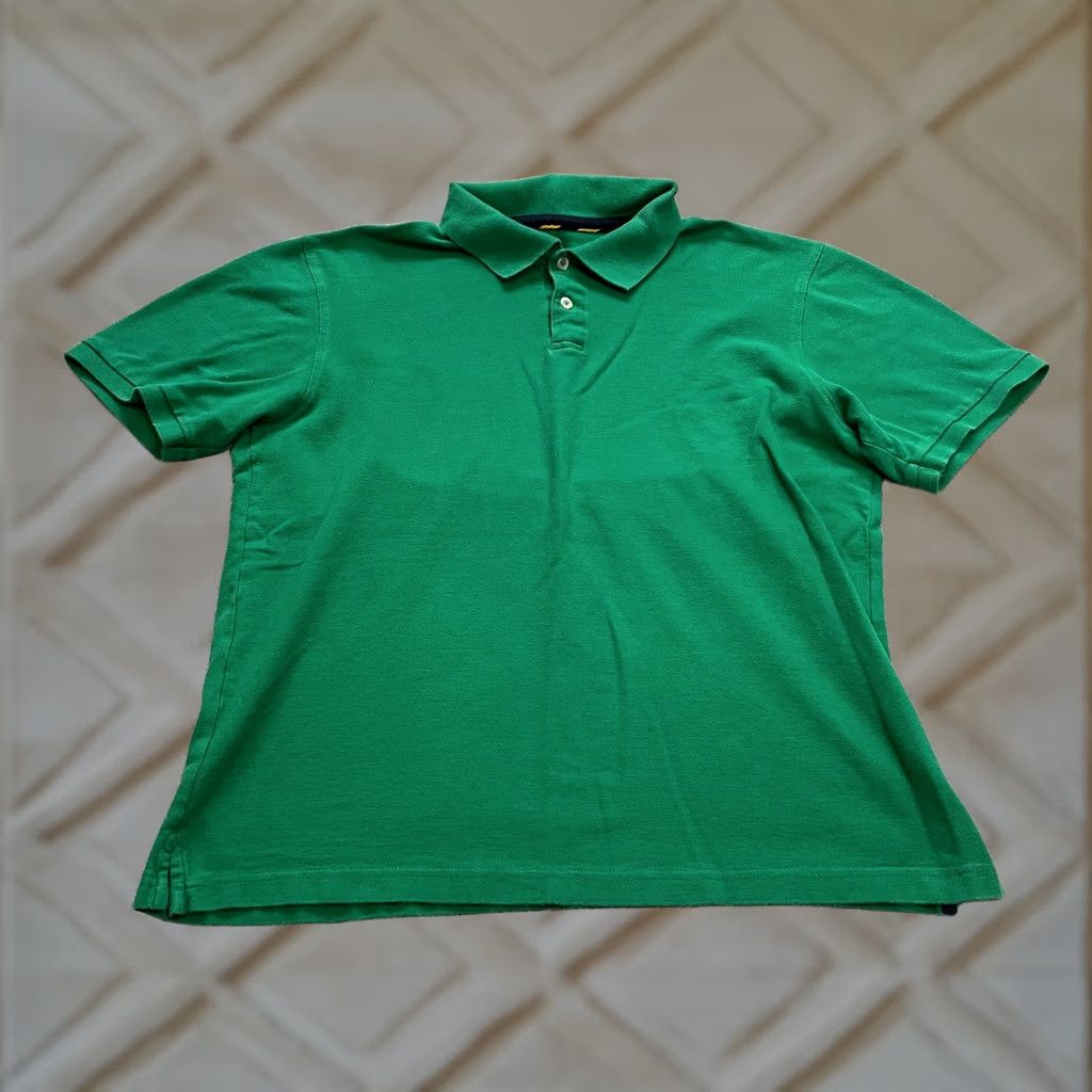 Club Room VINTAGE Club Room Polo shirt Mens Medium Green 100% Pima Cotton Preppy Golf Rugby Collar Size US M / EU 48-50 / 2 - 1 Thumbnail