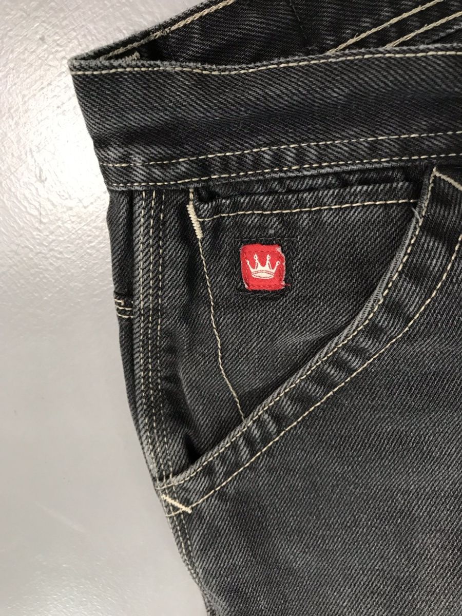 JNCO × Southpole × Vintage Vintage Jnco 90s crown embroidered denim Size US 29 - 6 Thumbnail