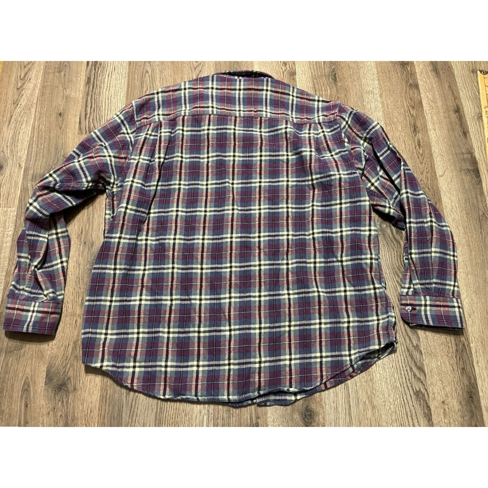Eddie Bauer Eddie Bauer Shirt Women's XL Red Blue Plaid Button Up Long Sleeve Size XL / US 12-14 / IT 48-50 - 2 Thumbnail