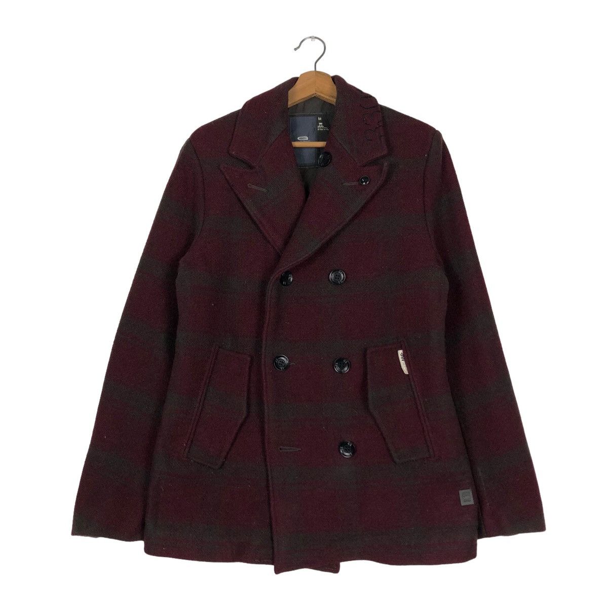Hysteric Glamour 🔥Wool Biker Jacket Double Collar G Raw Japan Tartan Design Size US M / EU 48-50 / 2 - 1 Thumbnail