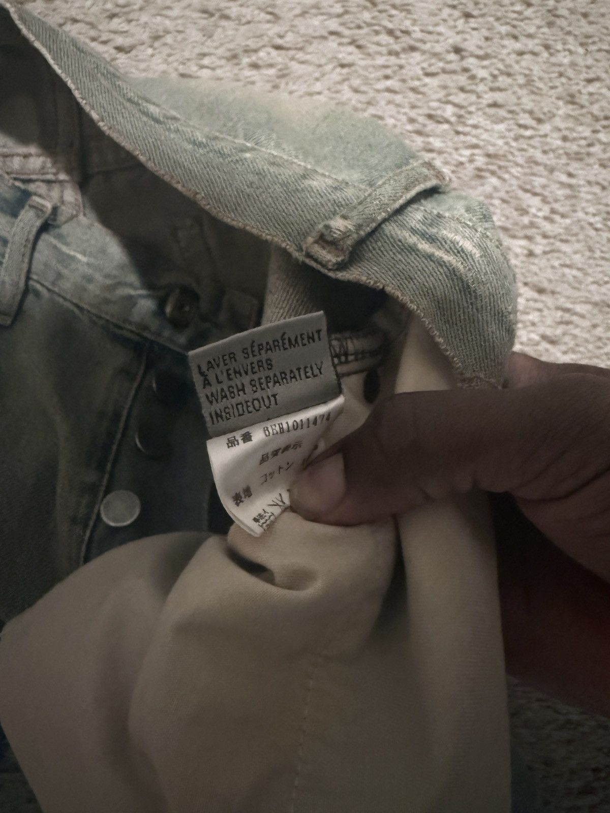Dior Dior Homme by Hedi Slimane SS06 “Crash” Runway denim Size US 28 / EU 44 - 6 Thumbnail
