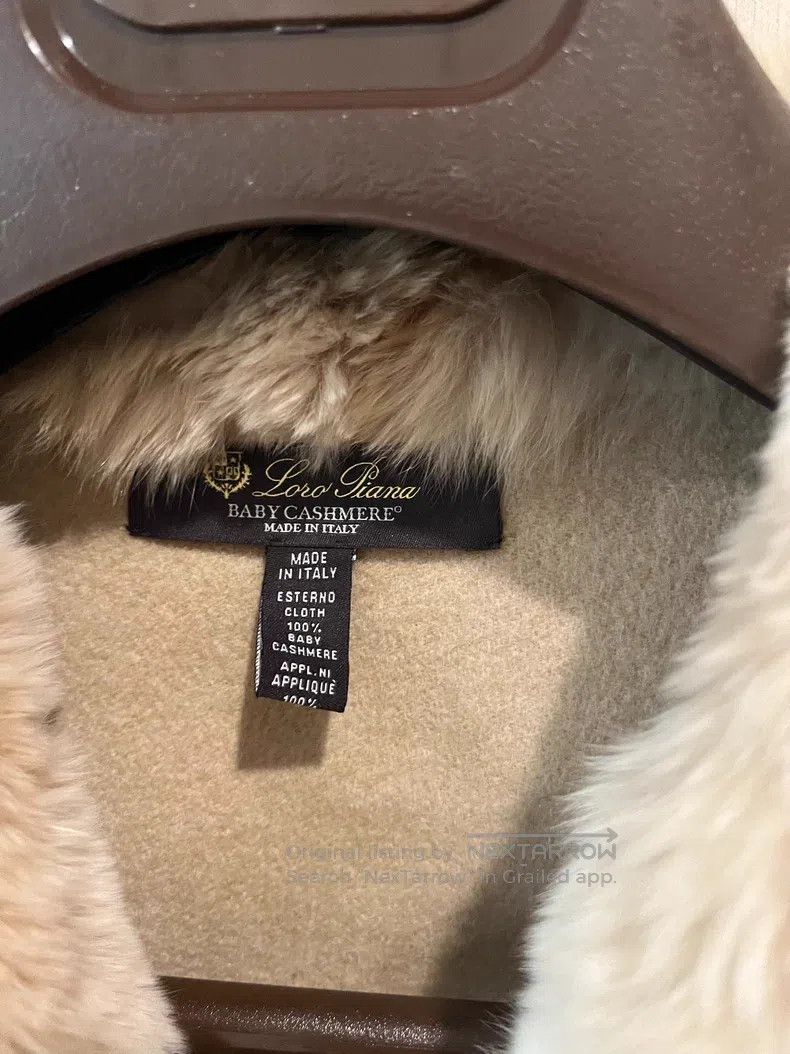 Loro Piana Loro Piana Heavy Beaver Fur and Cashmere Cloak Jacket Size ONE SIZE - 7 Thumbnail