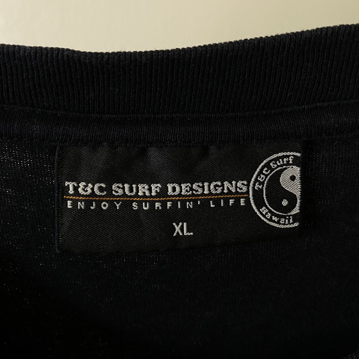 Vintage Y2K T&C Surf Crazy Dragon Graphic T shirt Surf Style Size US XL / EU 56 / 4 - 3 Thumbnail