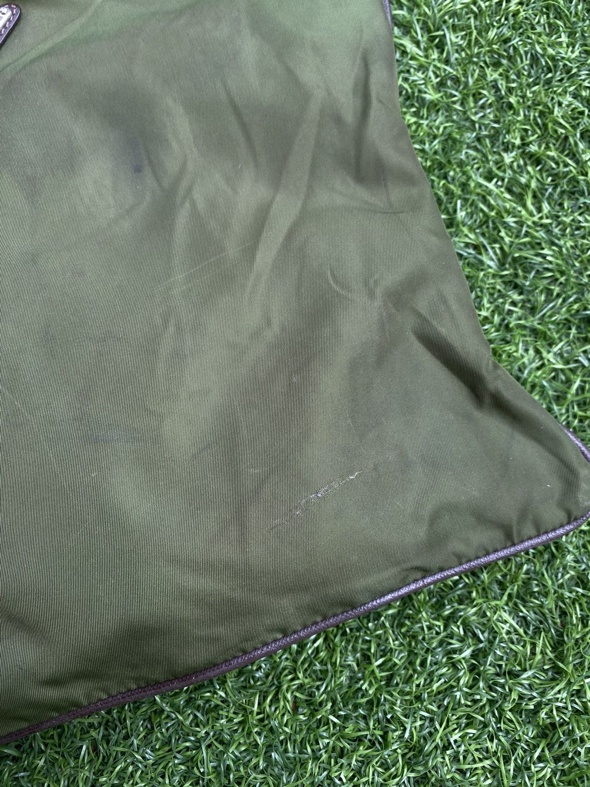 Prada PRADA GREEN NYLON MESSENGER CROSSBODY BAG Size ONE SIZE - 12 Thumbnail