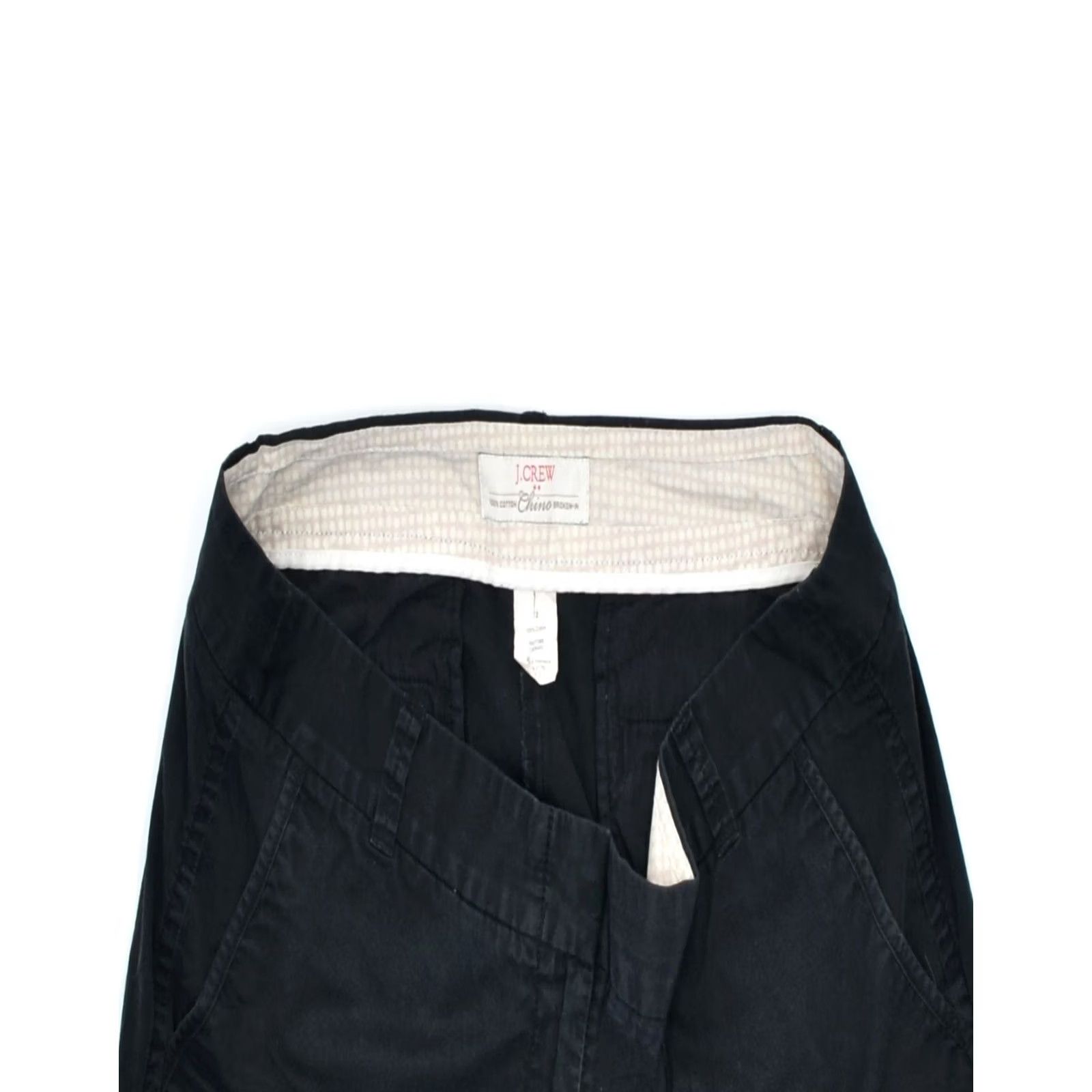 J.Crew J. CREW Womens Chino Shorts US 12 Large W34 Black Cotton Size 36" / US 14 / IT 50 - 3 Thumbnail