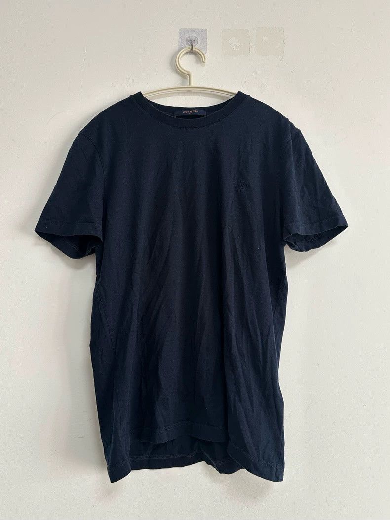Louis Vuitton LOUIS VUITTON Dark short-sleeved T-shirt Size US M / EU 48-50 / 2 - 1 Thumbnail