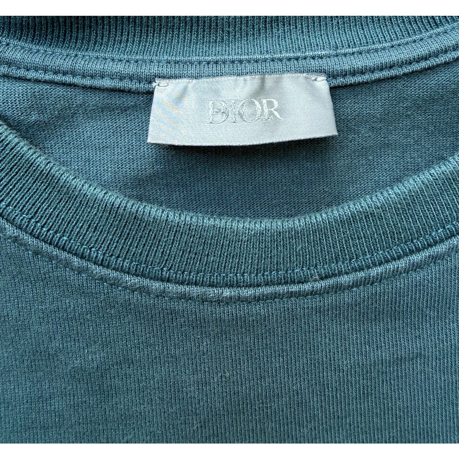 Dior Size M - Dior Embroidered CD Logo T-Shirt Size US M / EU 48-50 / 2 - 4 Thumbnail