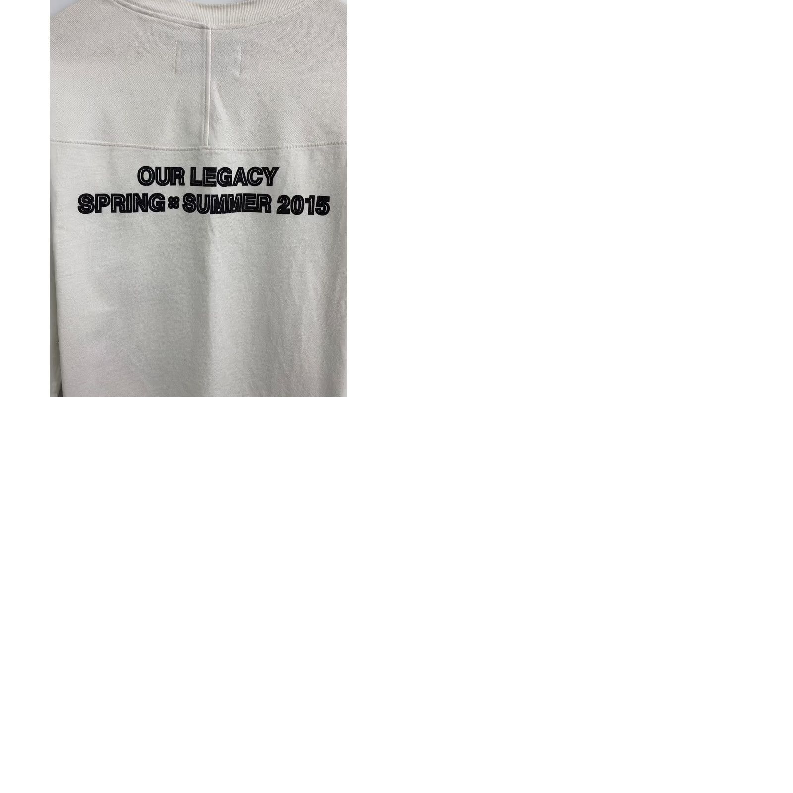 Our Legacy OUR LEGACY Sweatshirt Retro Hype Y2K White S Mens Shirt Size US S / EU 44-46 / 1 - 9 Thumbnail