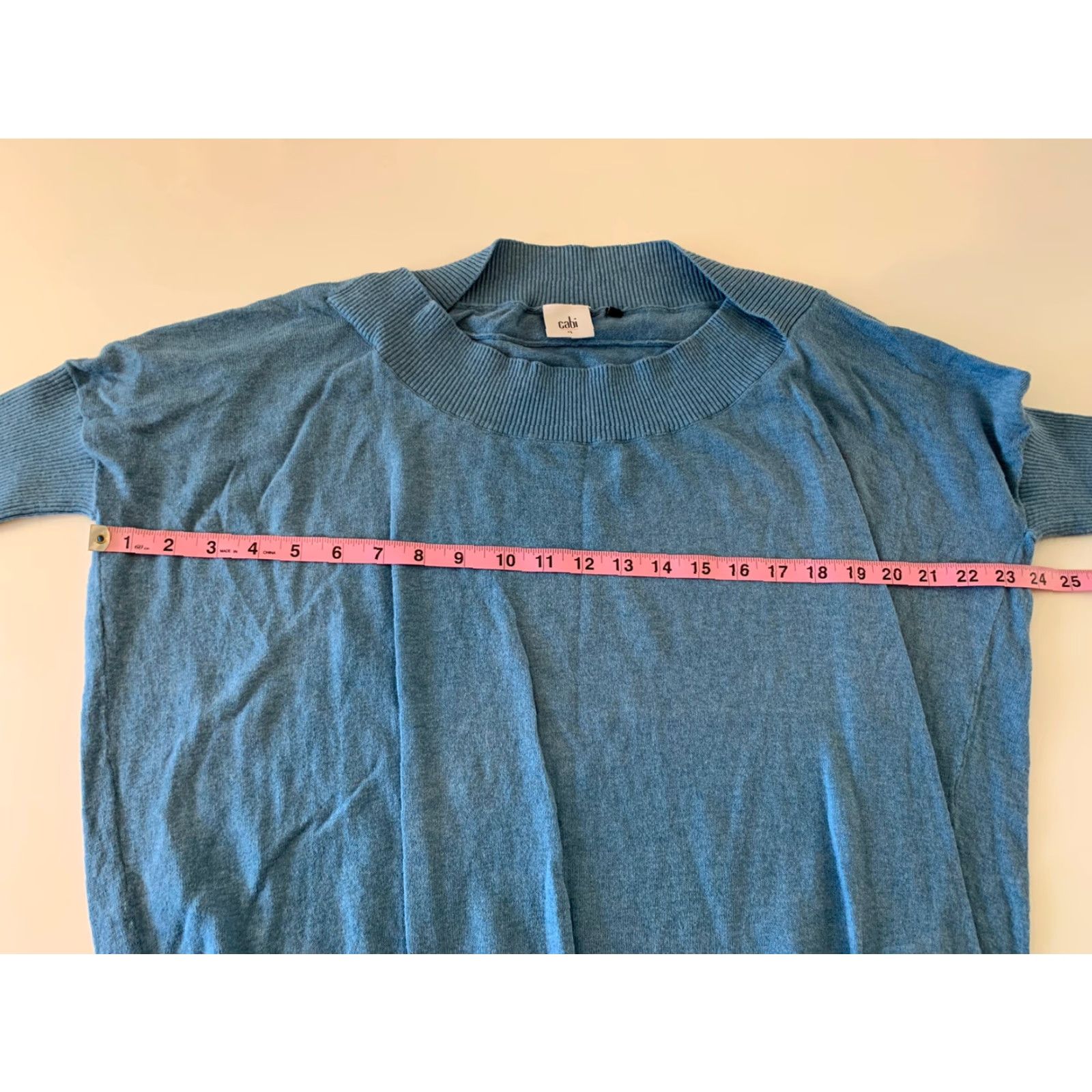 Vintage Women's Cabi Solid Blue XS Short Sleeve Blouse User: Women's Cabi Solid Blue XS Short Sleeve Blouse Size XS / US 0-2 / IT 36-38 - 3 Thumbnail