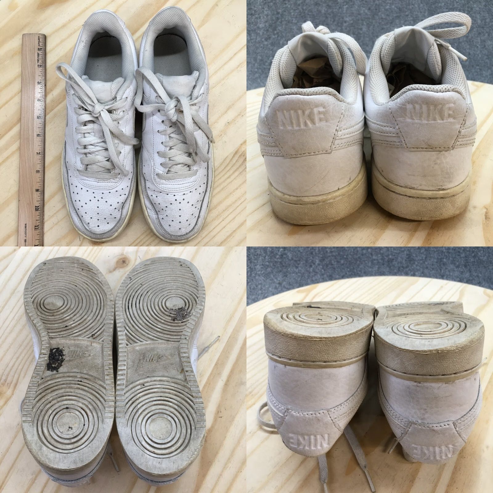 Nike Nike Court Vision Low Top Sneakers Womens 9.5 White CD5434-100 Lace Up Soccer Shoes? Size L / US 10 / IT 46 - 8 Thumbnail