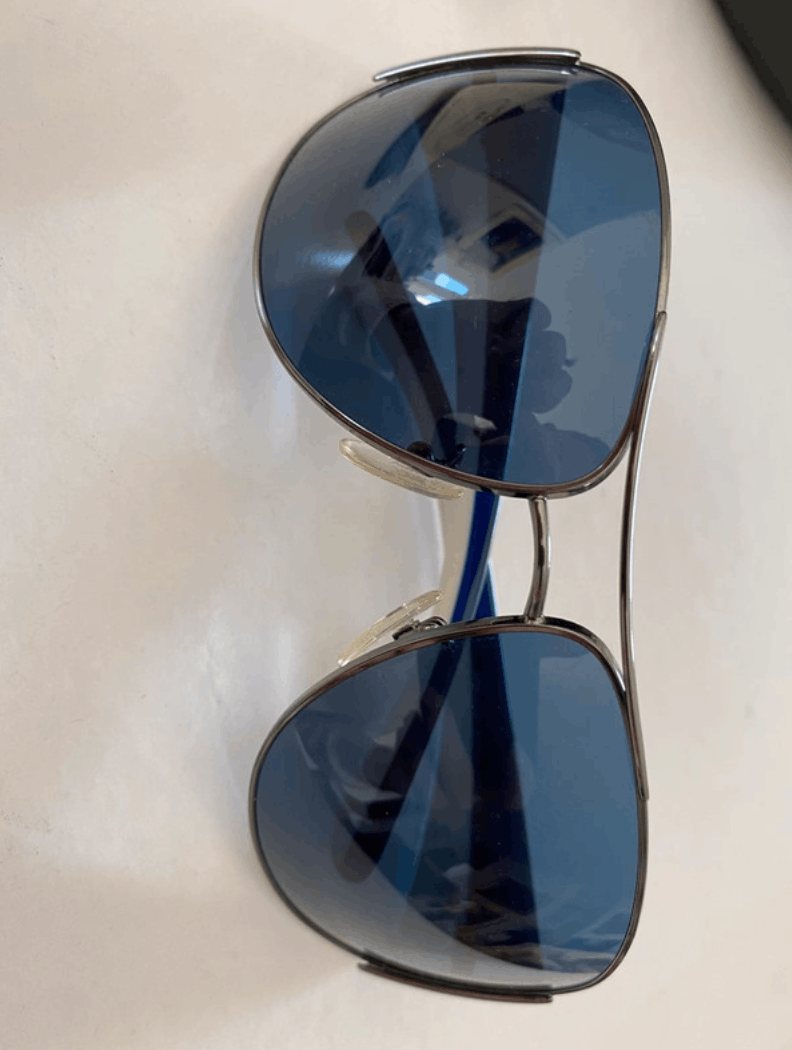Prada PRADA Sunglasses Flame 2004 Star Mask Fire Chrome Silver Size ONE SIZE - 3 Thumbnail